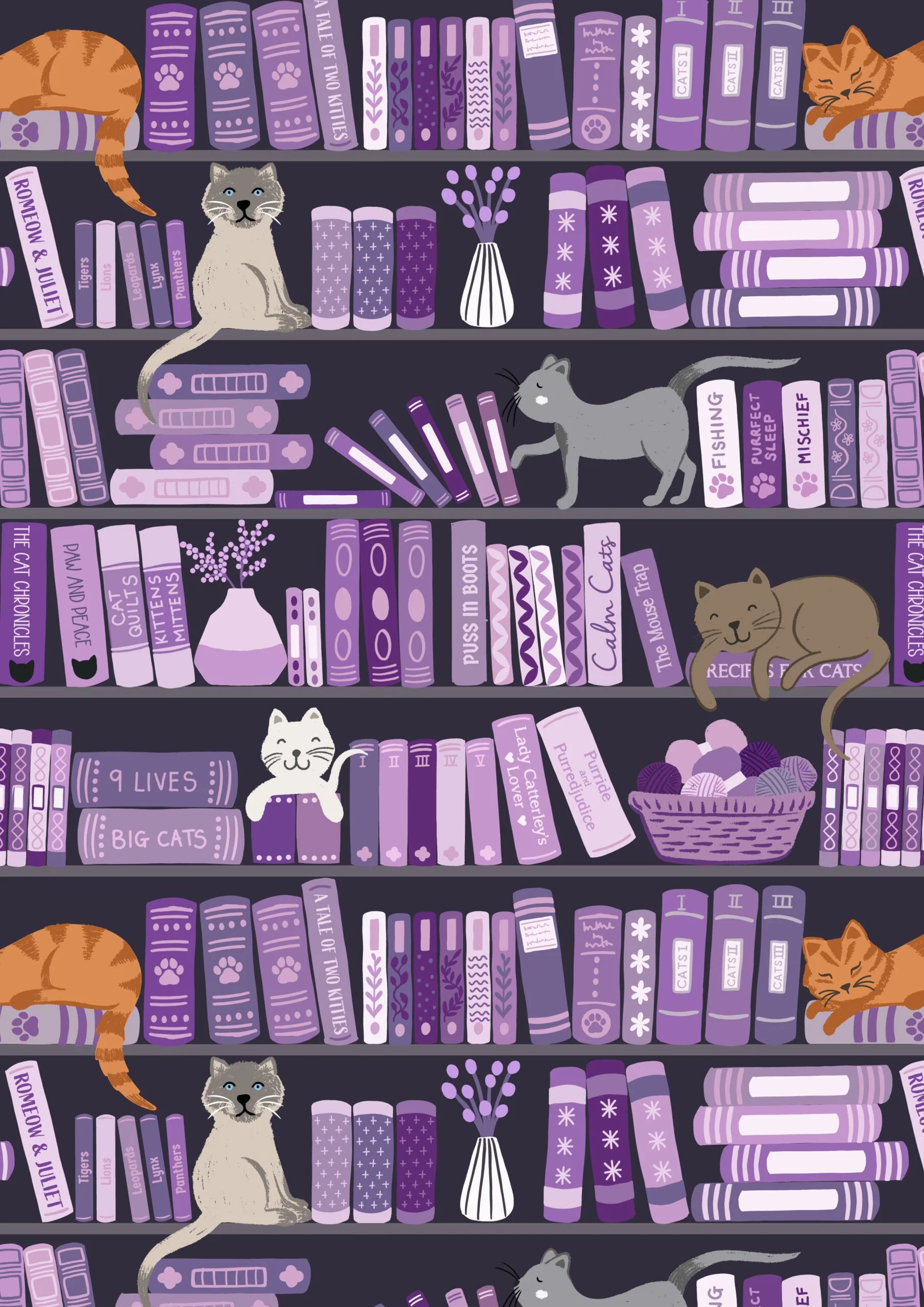 A961B-Book-shelves-and-cats-purples-scaled.jpg