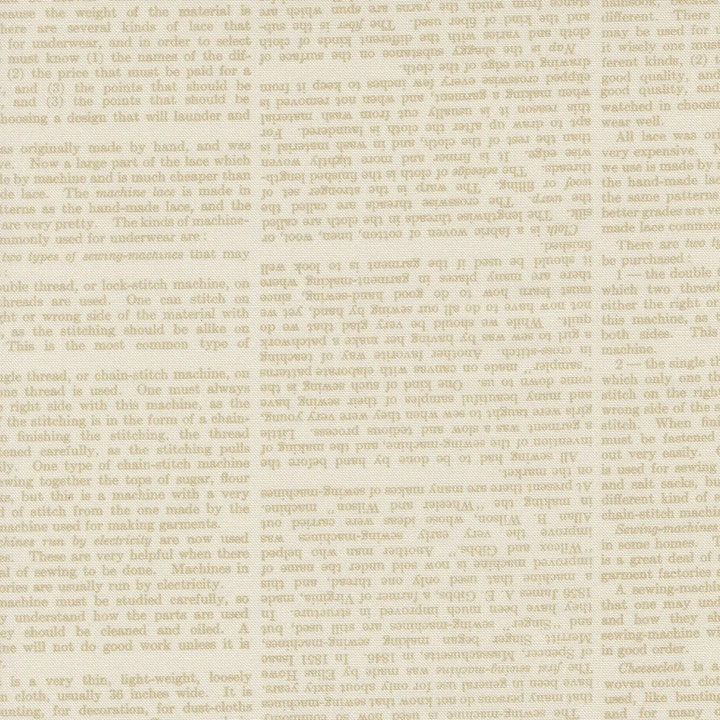 A blurry, beige background with faint, sepia-toned text.