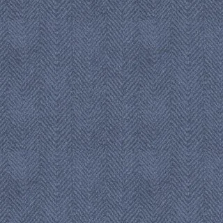 Close-up of a blue herringbone fabric pattern.