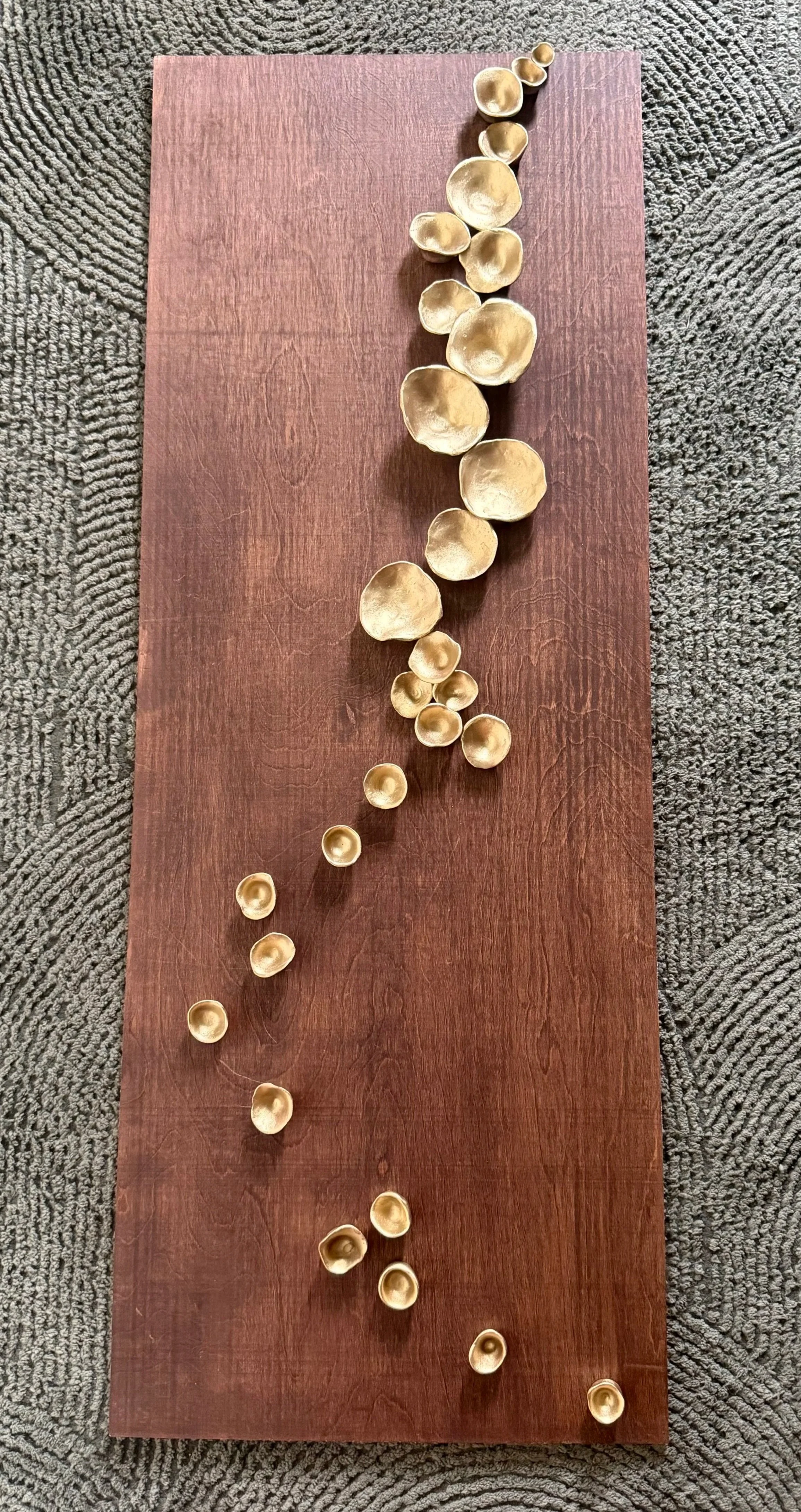 Gilded Passage
15"x40"
Clay on wood
