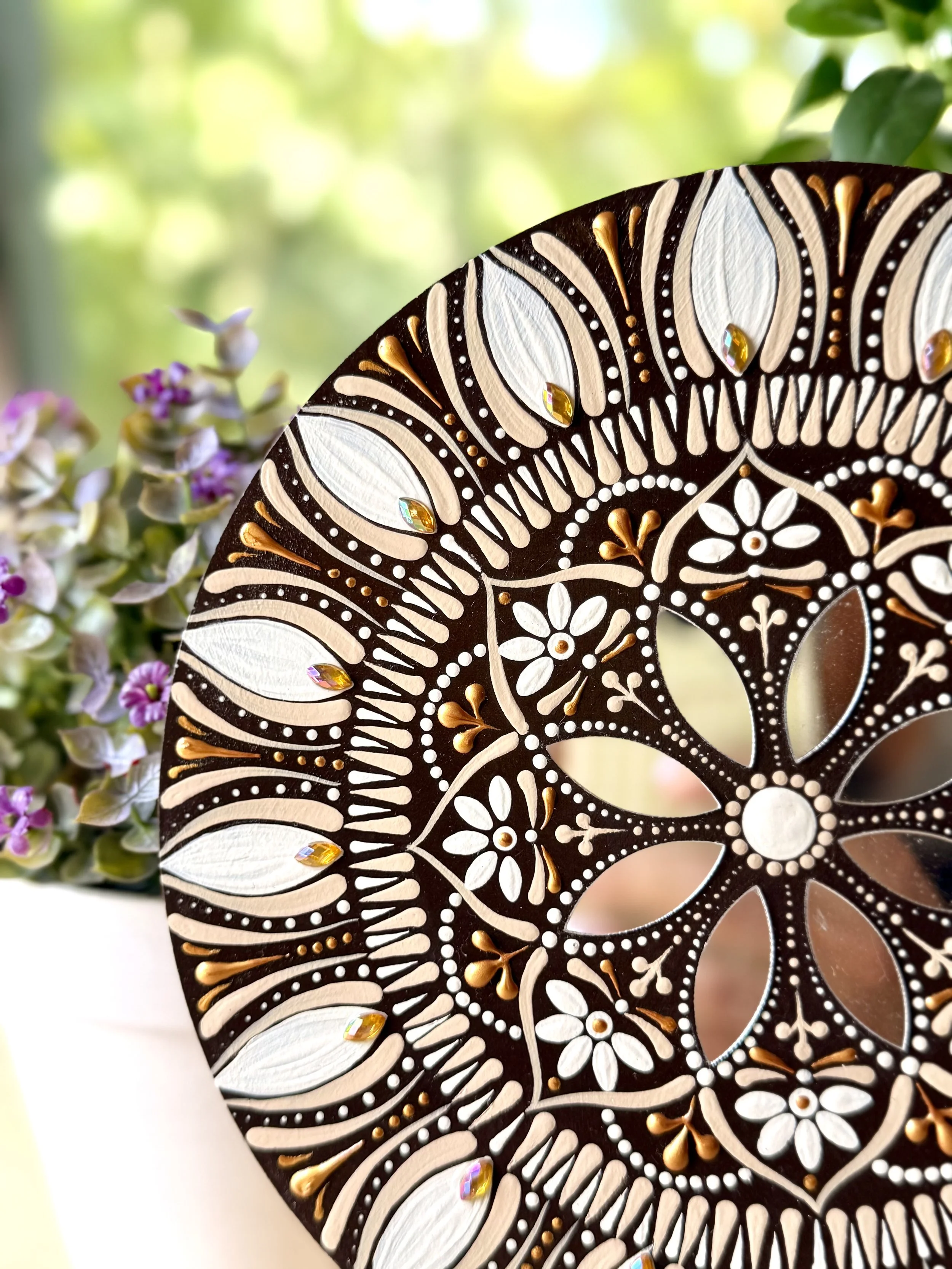 mandala mocha décoration interieur design bien etre