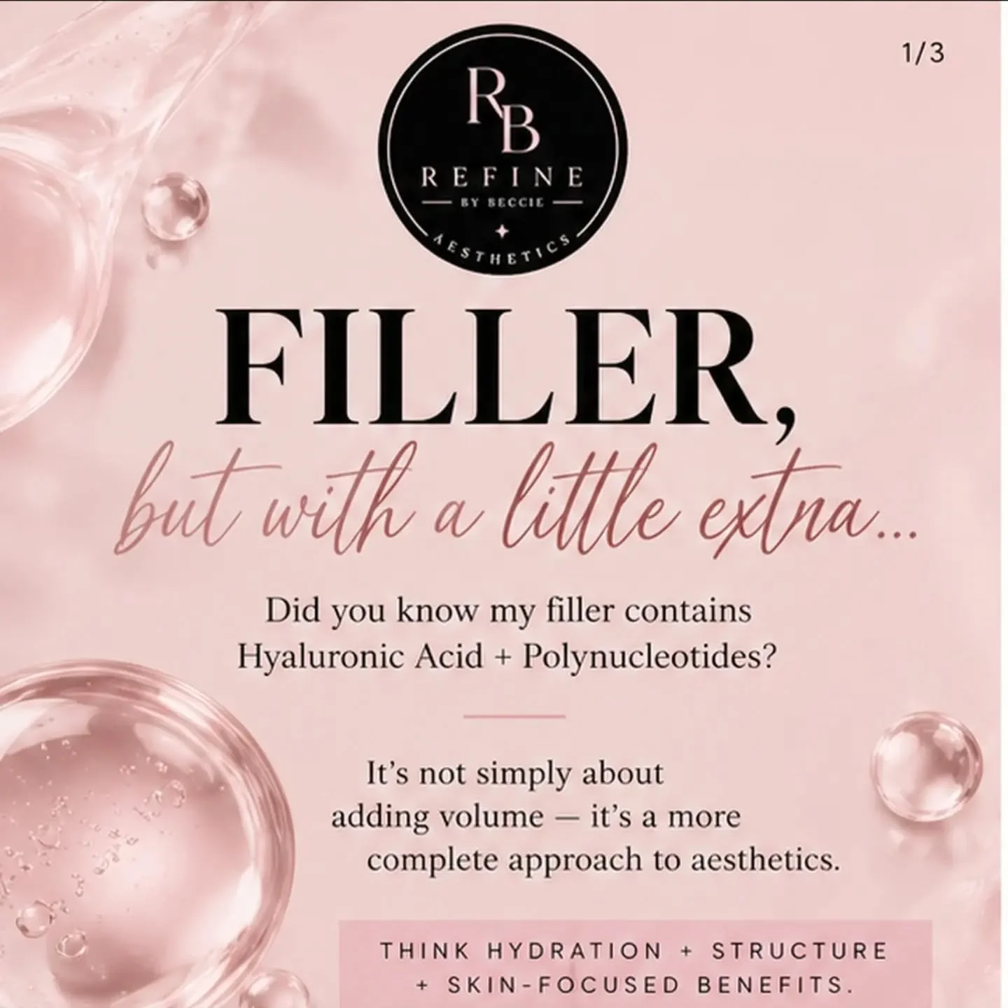 ✨ FILLER, BUT WITH A LITTLE EXTRA&hellip; ✨

If you&rsquo;ve been thinking about filler but worried about looking &ldquo;filled&rdquo;, my approach is all about subtle, refined and natural-looking results. 🤍

My filler combines Hyaluronic Acid + Pol