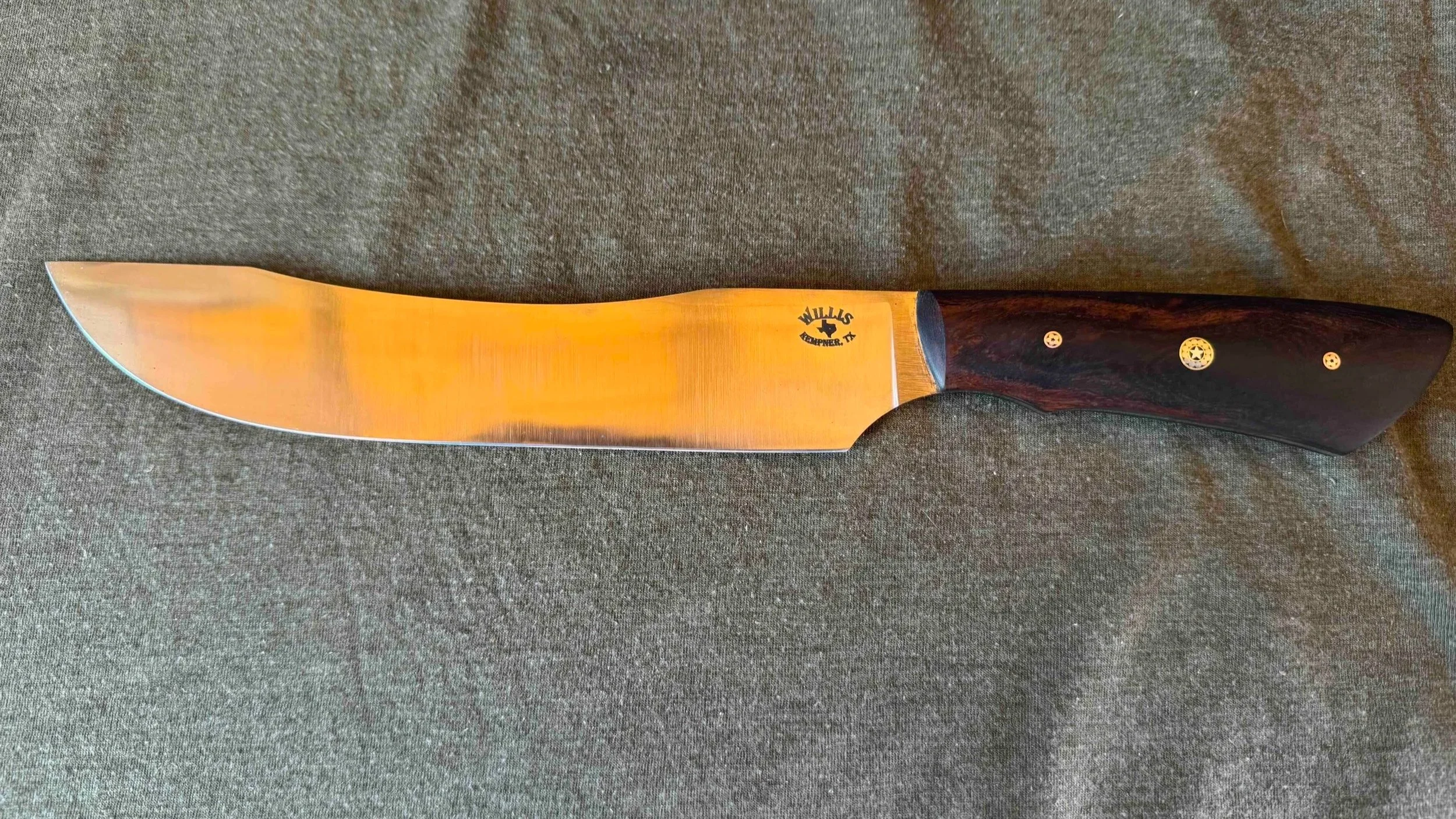 High carbon steel butcher knife - SOLD $375