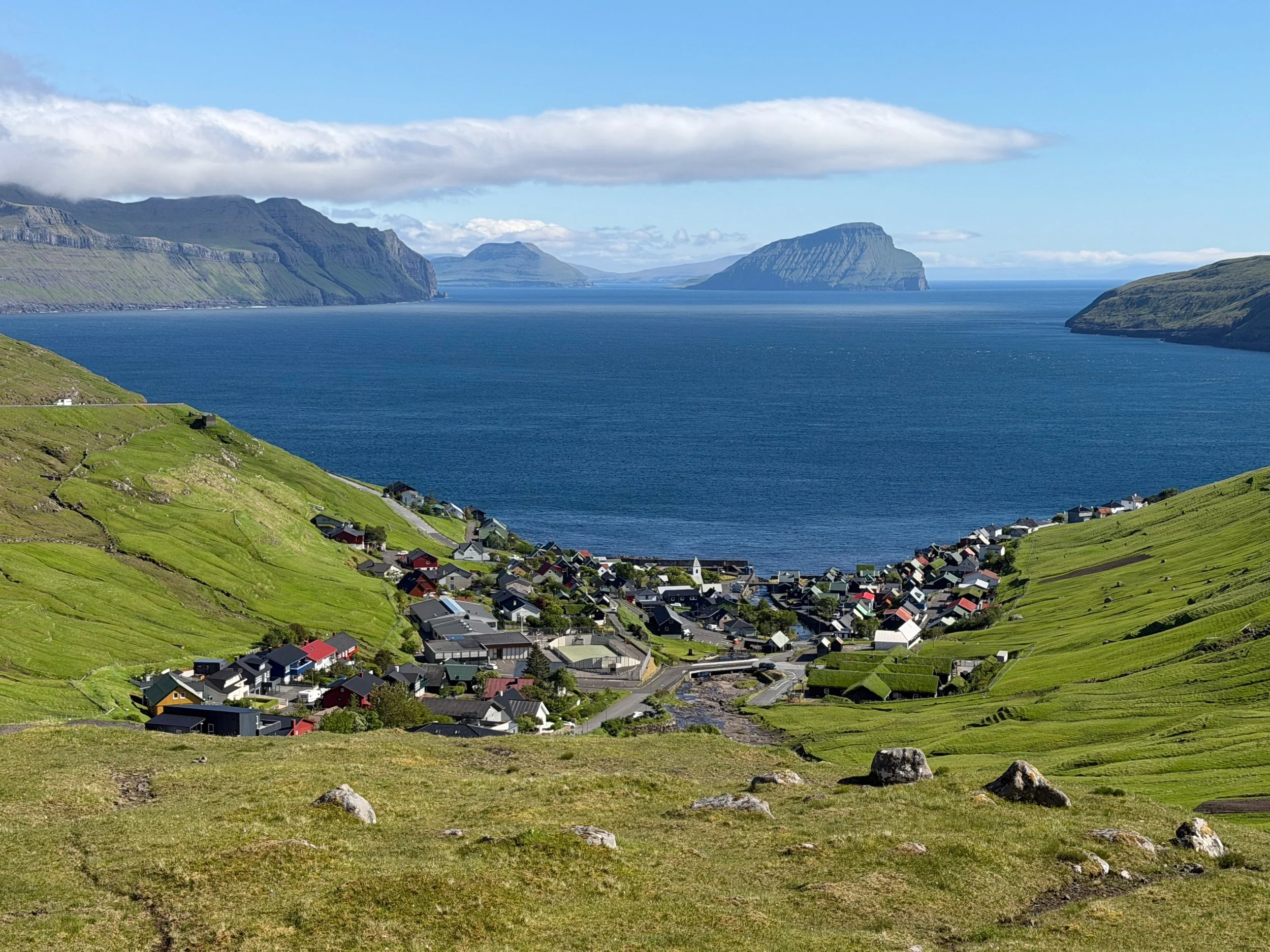 A small village in the Faroe Islands