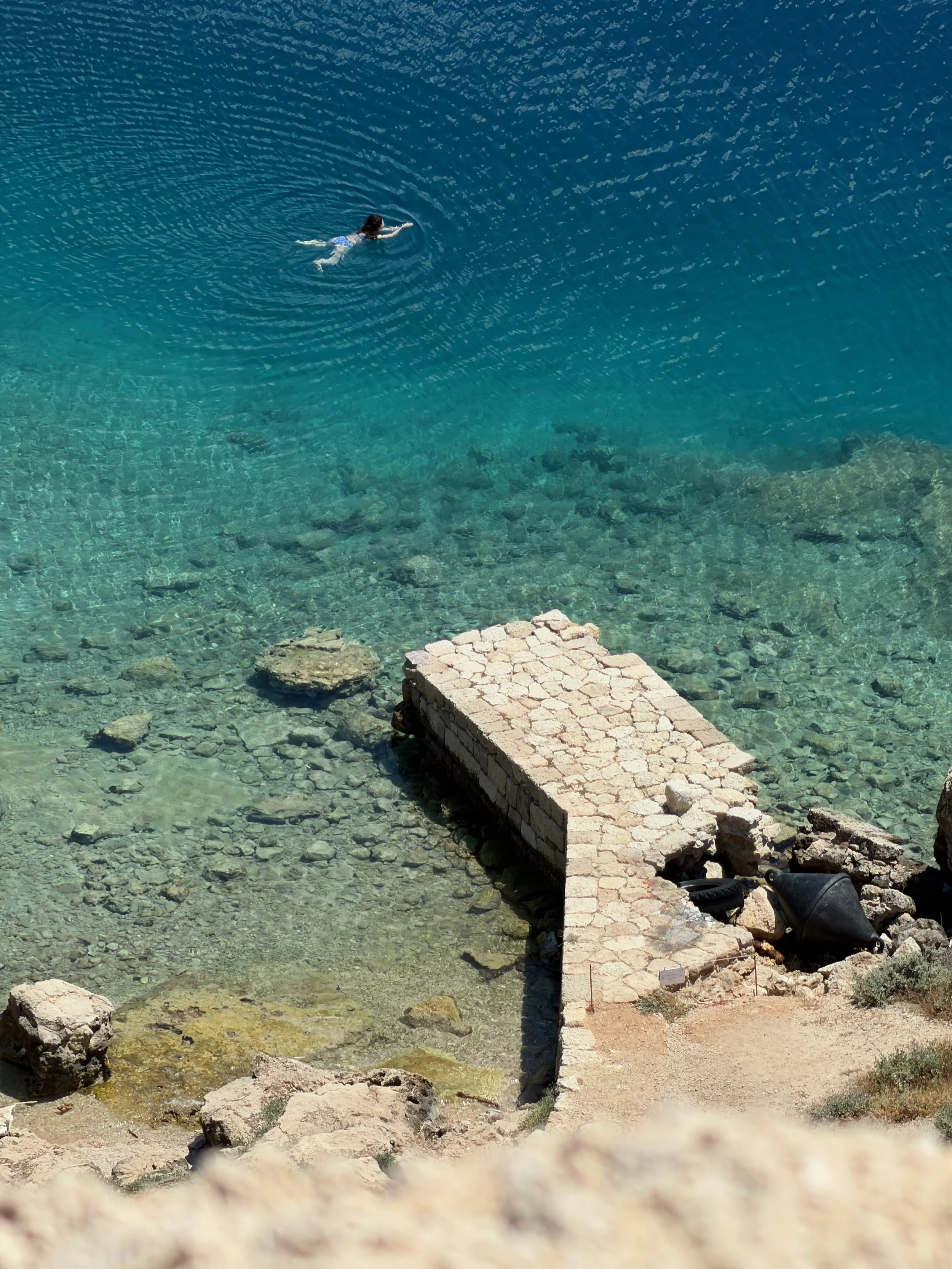 Swimmer in the Gulf of Corinth
