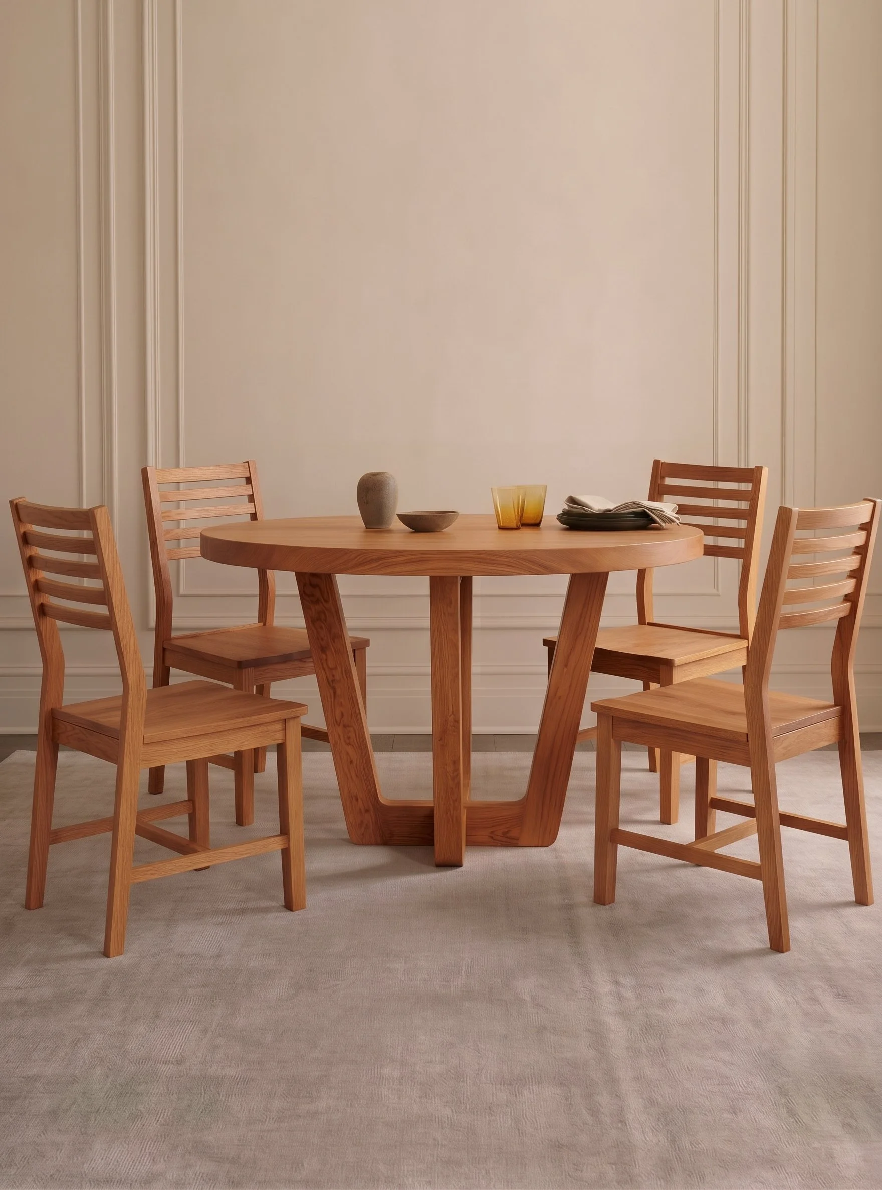 White Oak Dining Table set.jpeg (Copy)