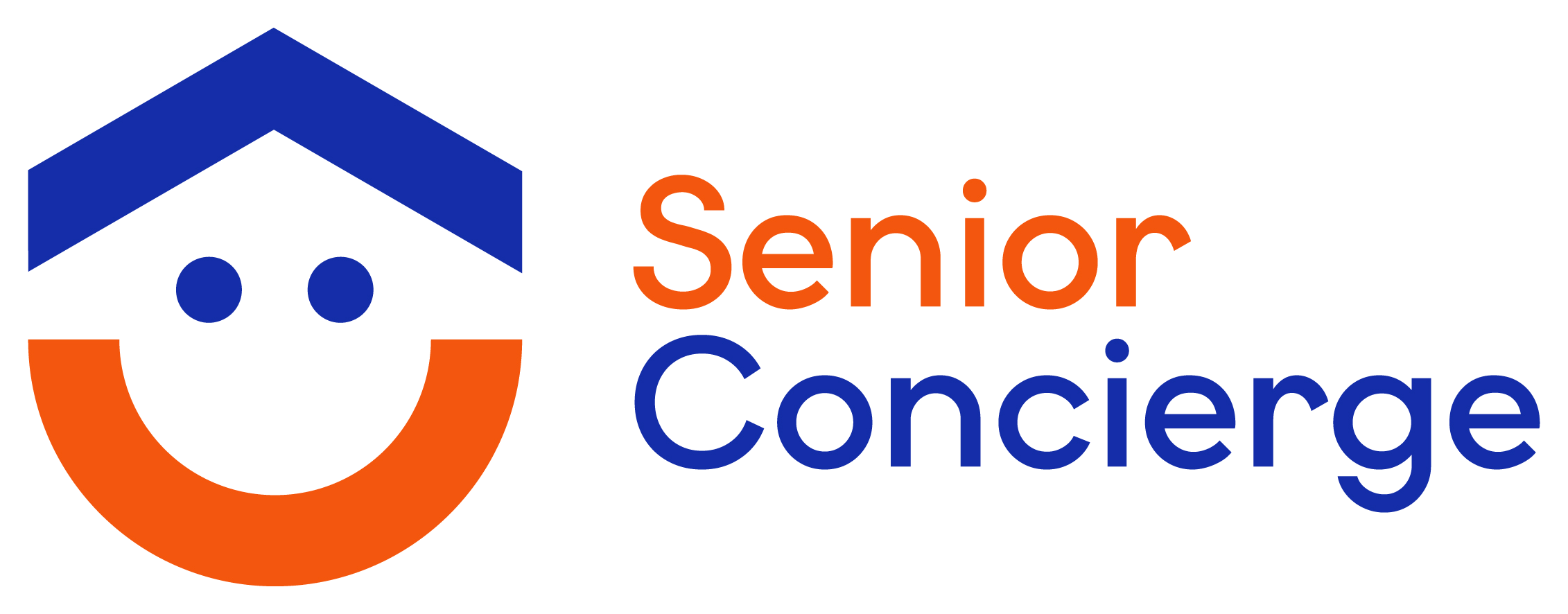 The Senior Concierge logo — a smiling face inside a home, representing the warmth and reliability of our concierge services for seniors aging in place.