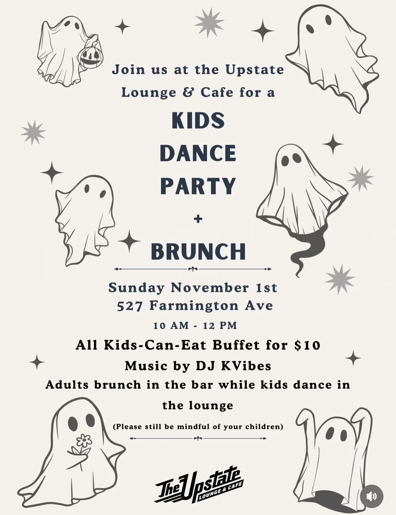 Kids Dance Party + Brunch @ The Upstate Lounge