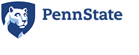 Penn State logo with a lion's head emblem and the text 'Penn State'