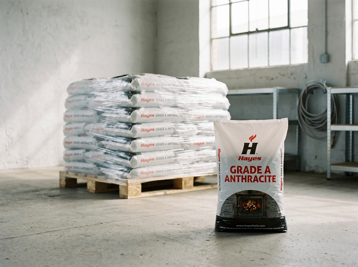 1 Tonne of Grade A Anthracite (Smokeless) - 25 x 40kg Bags