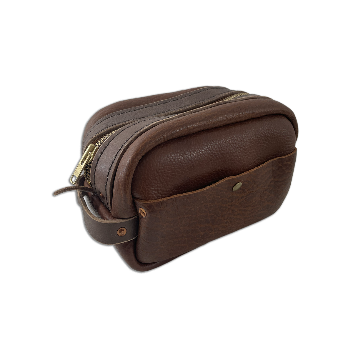 Men's zippered dopp kit (shaving bag)
