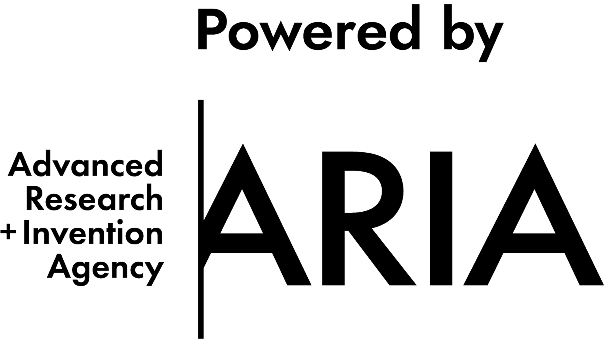 Logo with the words 'Powered by' at the top and 'ARPA' in large letters, with smaller text underneath reading 'Advanced Research + Invention + Agency'.