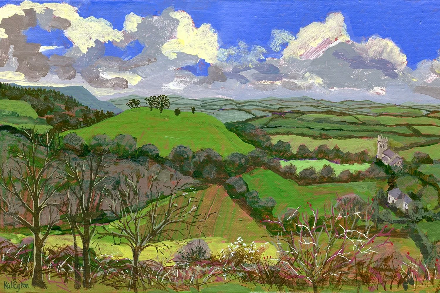 Coombe Hill in Winter