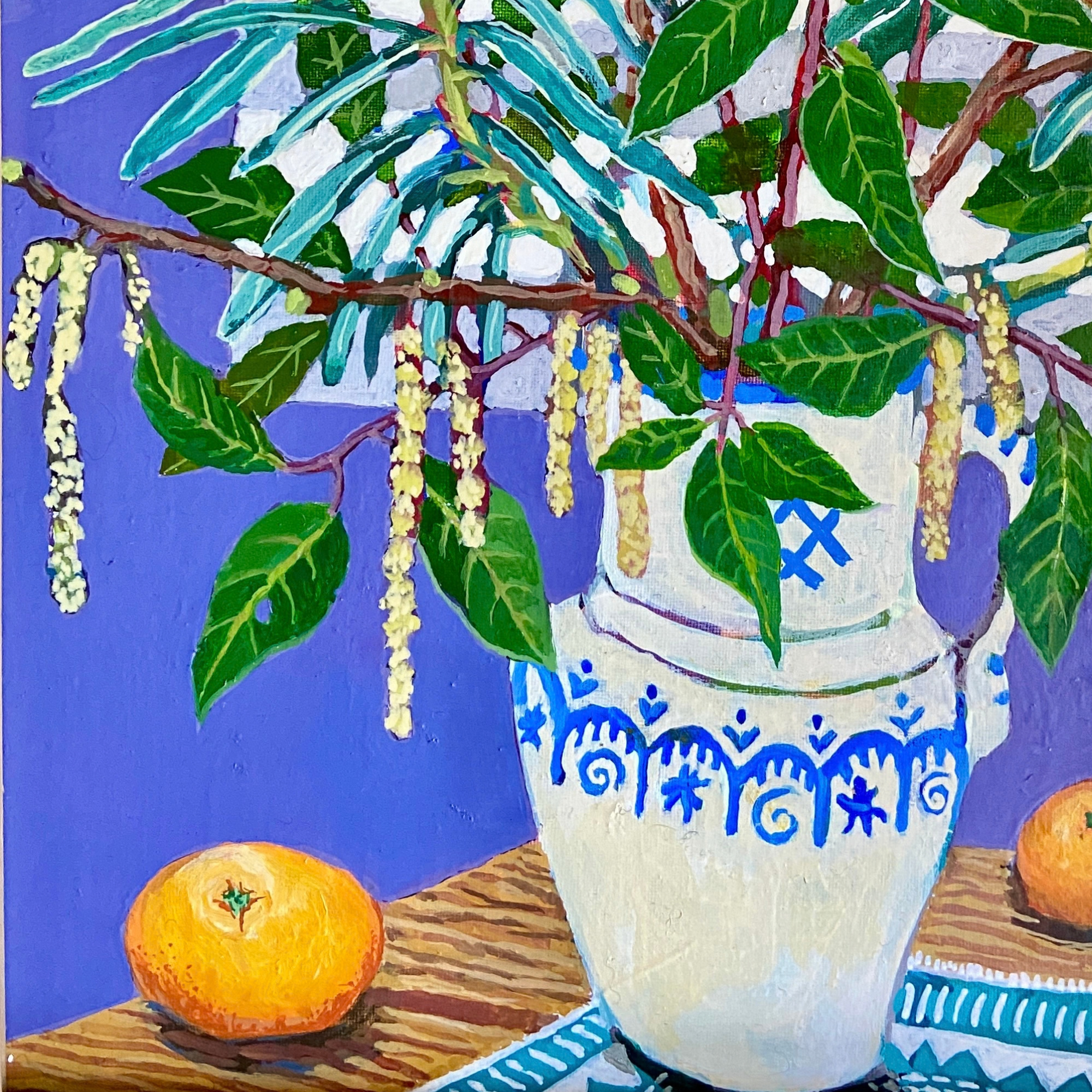 Still Life with Woodspurge, Hazel and Bay