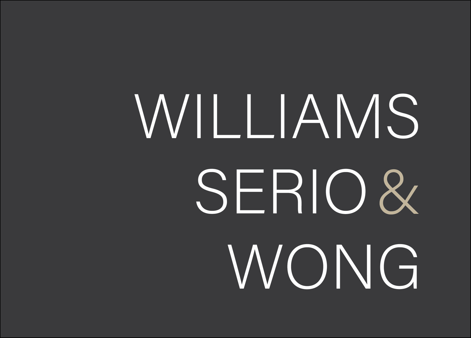 Williams Serio (Copy)