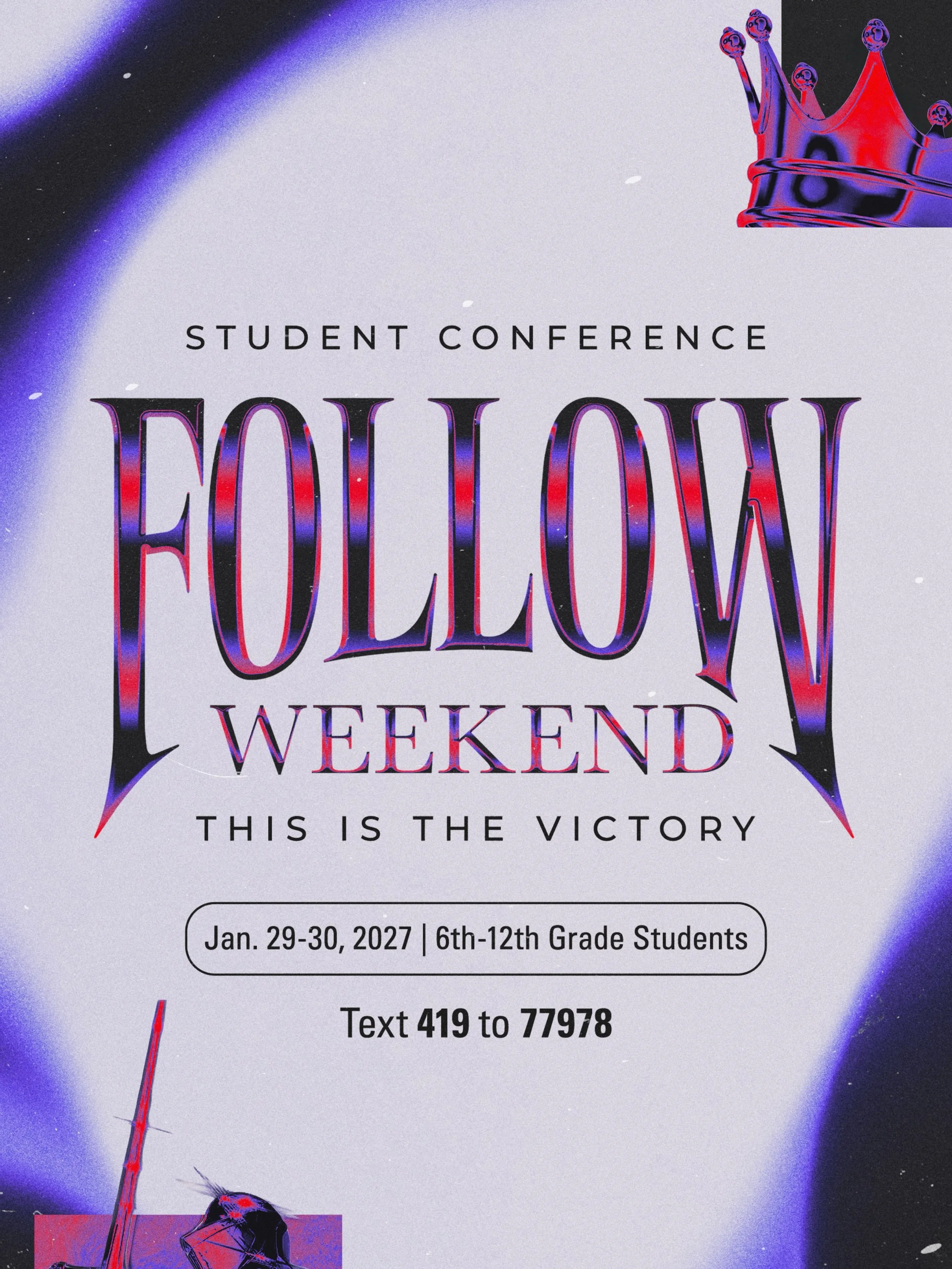 SAVE THE DATE &amp; TELL UR FRIENDS&hellip;

FOLLOW WEEKEND IS HERE🔥👑

For years, Cottonwood Creek and our local church partners have looked forward to coming together on the last weekend of January for fellowship, worship, discipleship, and fun. 
