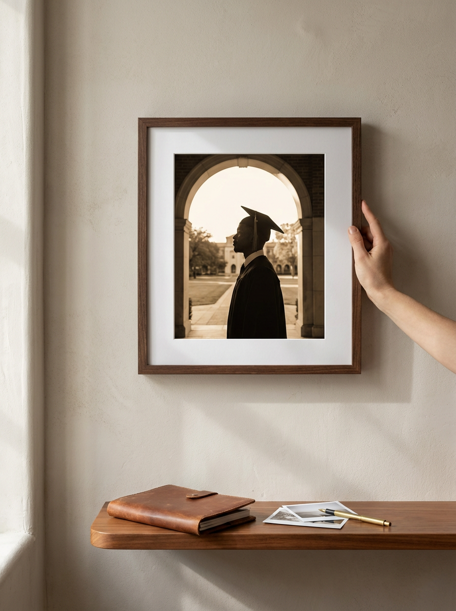 Framed Graduation Portrait