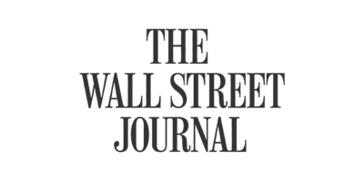 Logo of The Wall Street Journal with black background and white text.