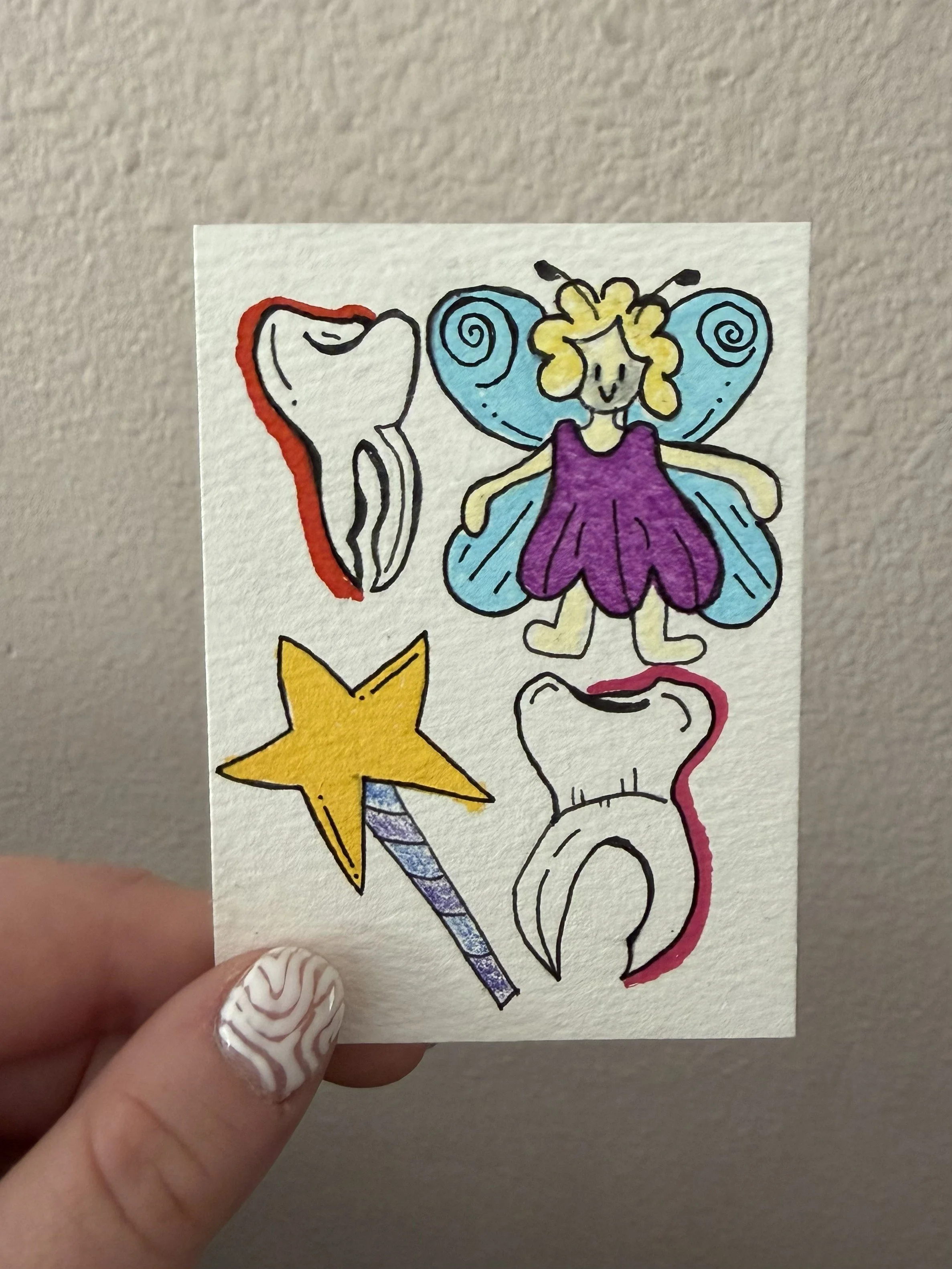 "Tooth Fairy" (ACEO Original Art Card)