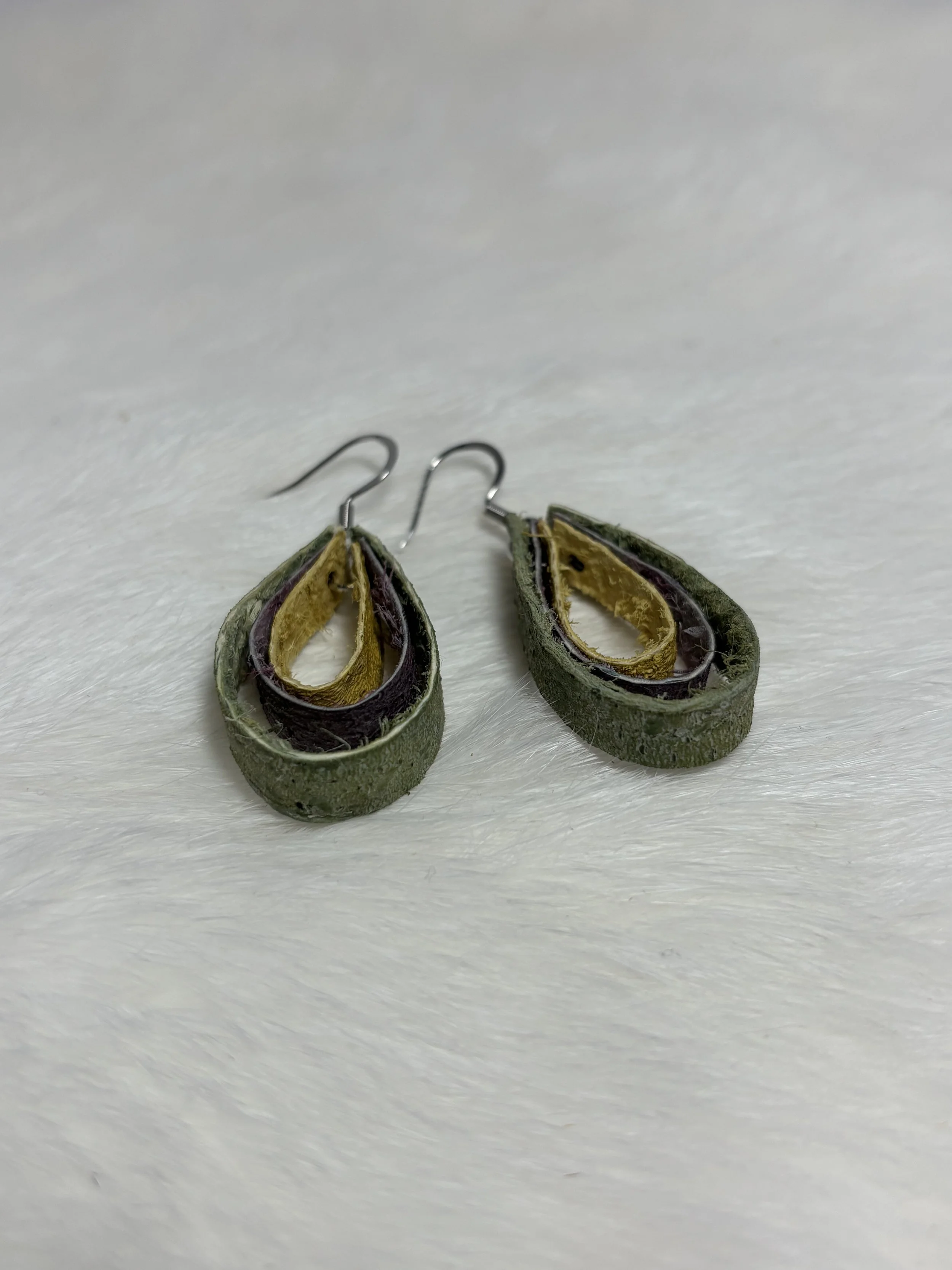 Fish Leather Earrings