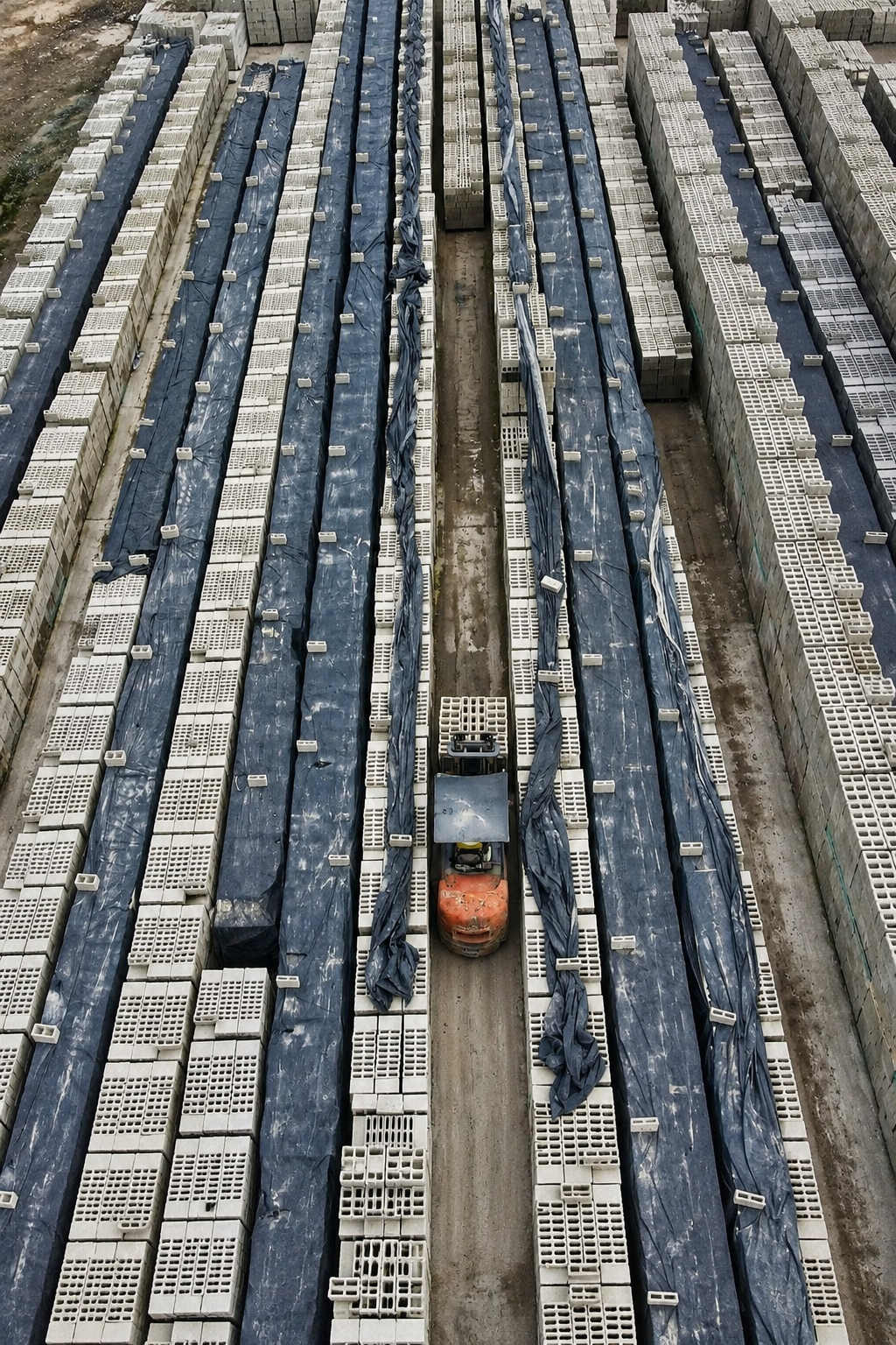 Fábrica de producción de bloques y adoquines de hormigón VIPRESA en Guayaquil, Ecuador.
