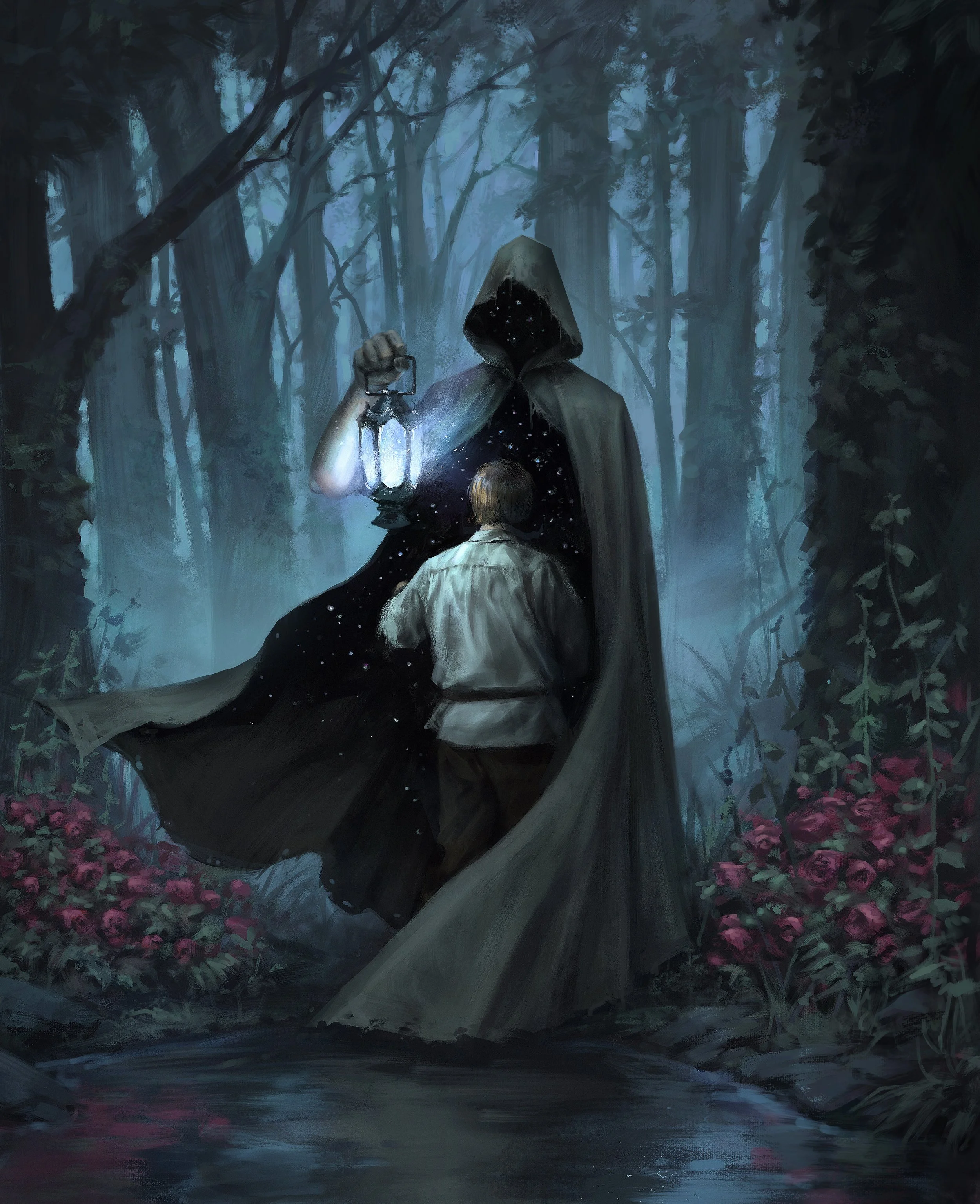 Eternal Passage – dark fantasy illustration by Jakub Jagoda