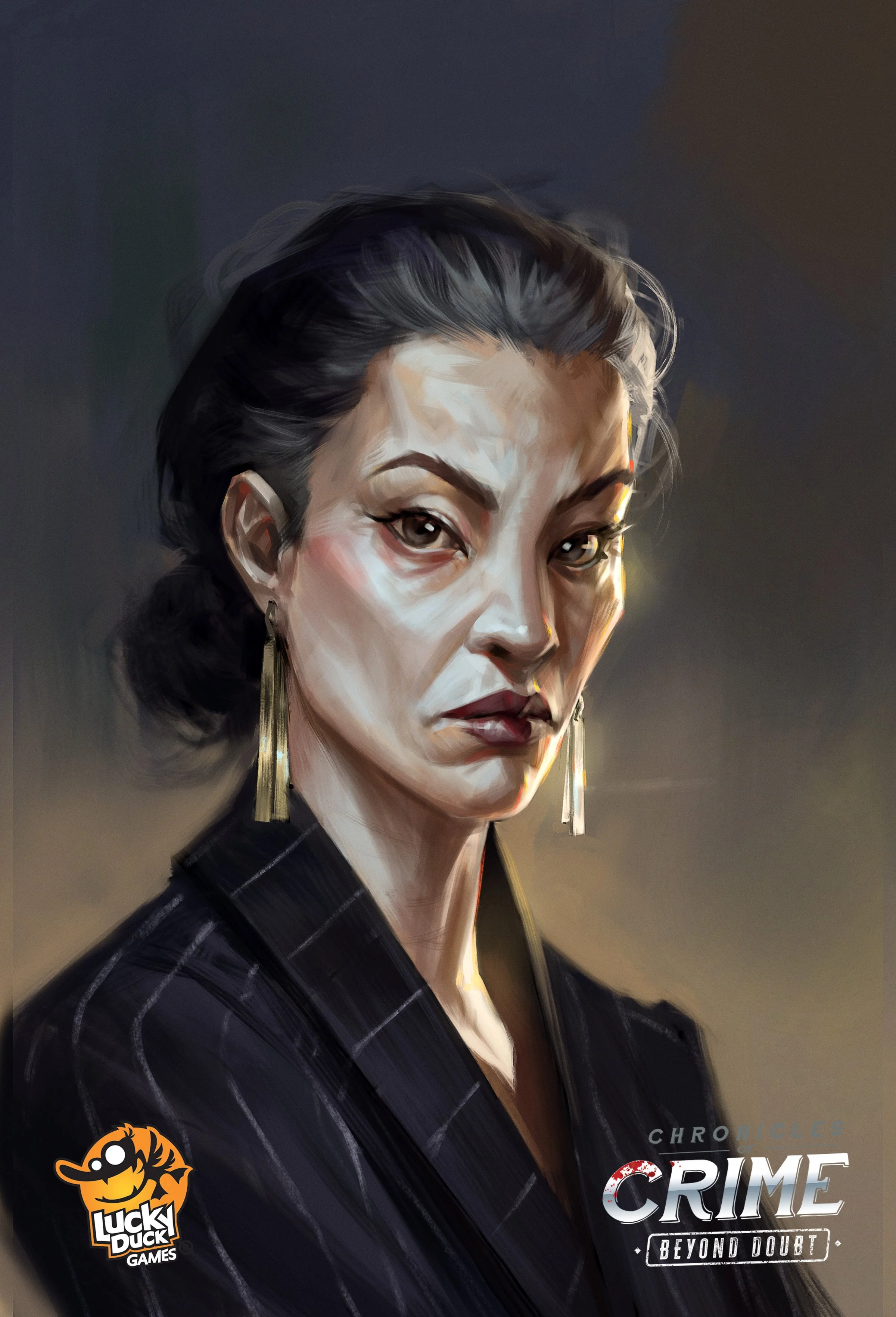 Asian Businesswoman Character Portrait for Chronicles of Crime: Beyond Doubt - Cryptid Cases by Jakub Jagoda