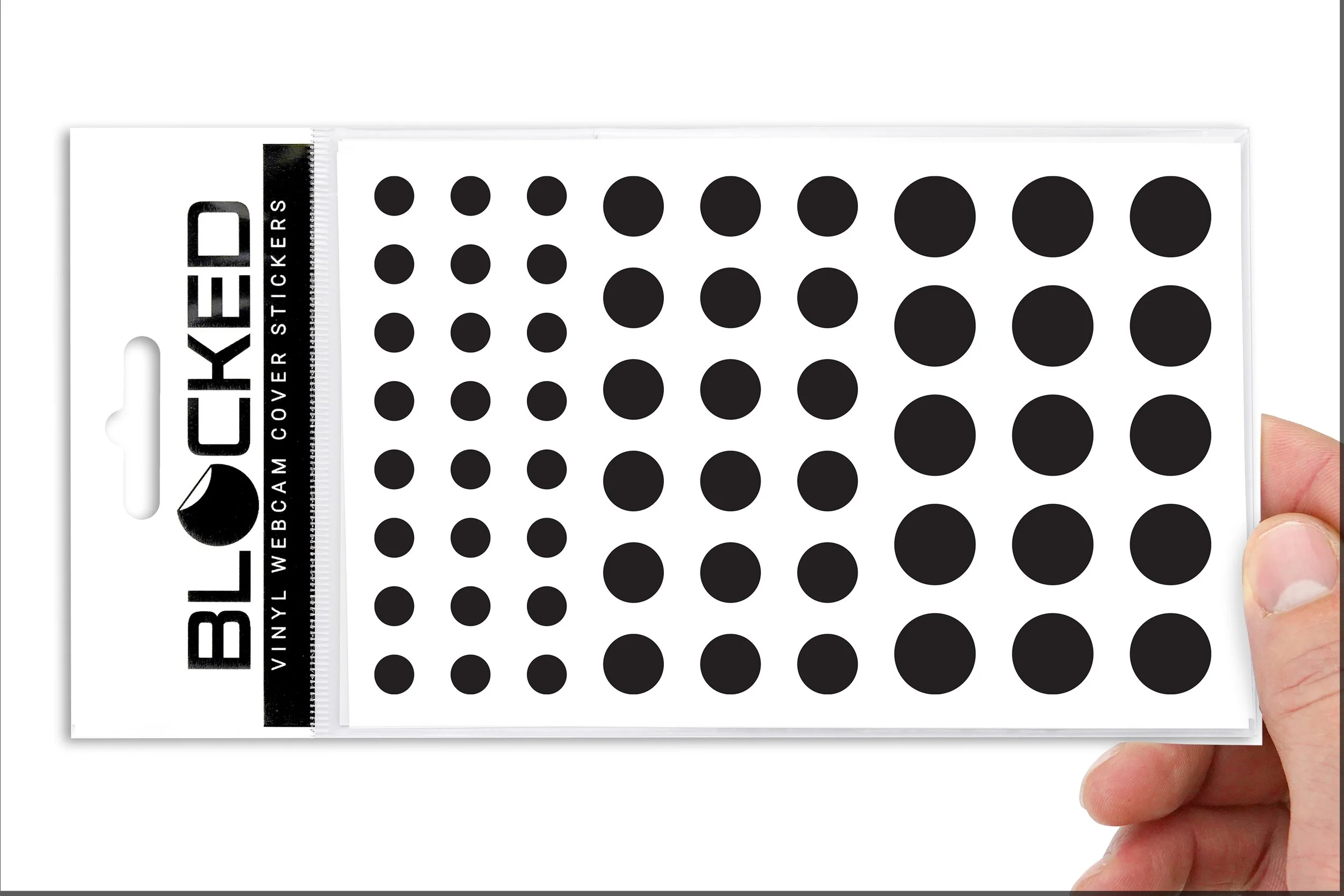 BLOCKED Original Webcam Covers - 57 Black (Ultra Glossy)