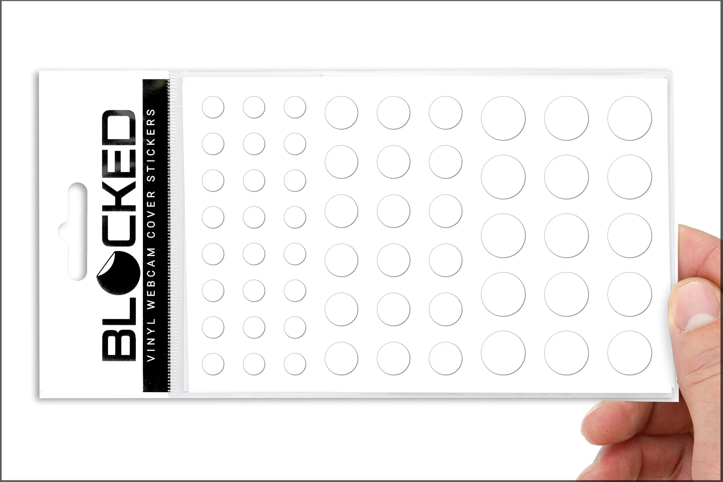 BLOCKED Original Webcam Covers - 57 White (Ultra Glossy)