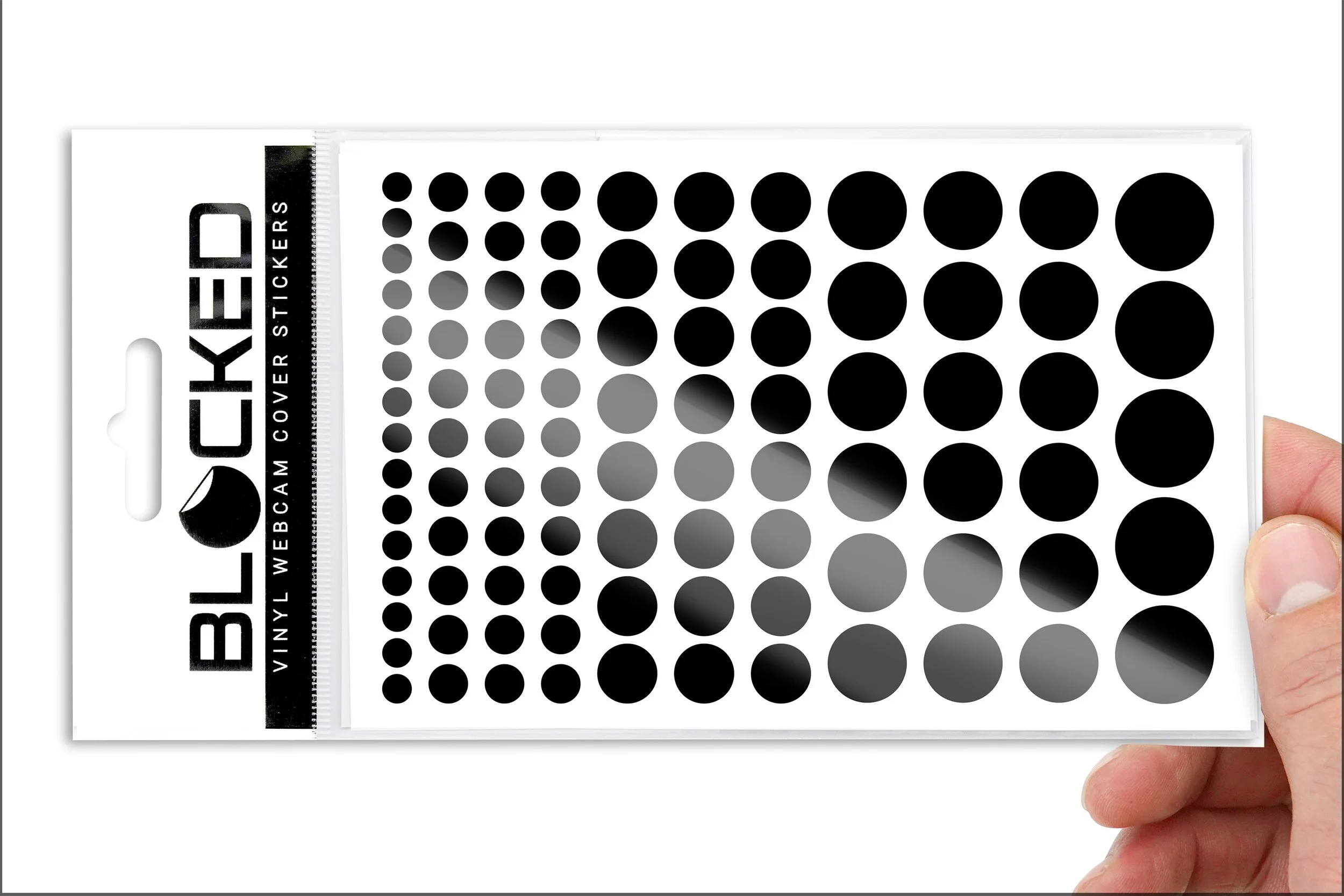 BLOCKED Original Webcam Covers - 95 Black (Ultra Glossy)