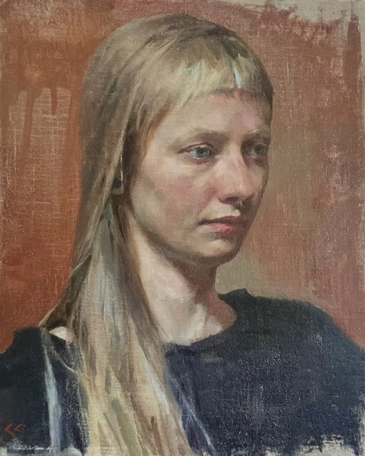 Oil on linen panel, 8 x 10 in.