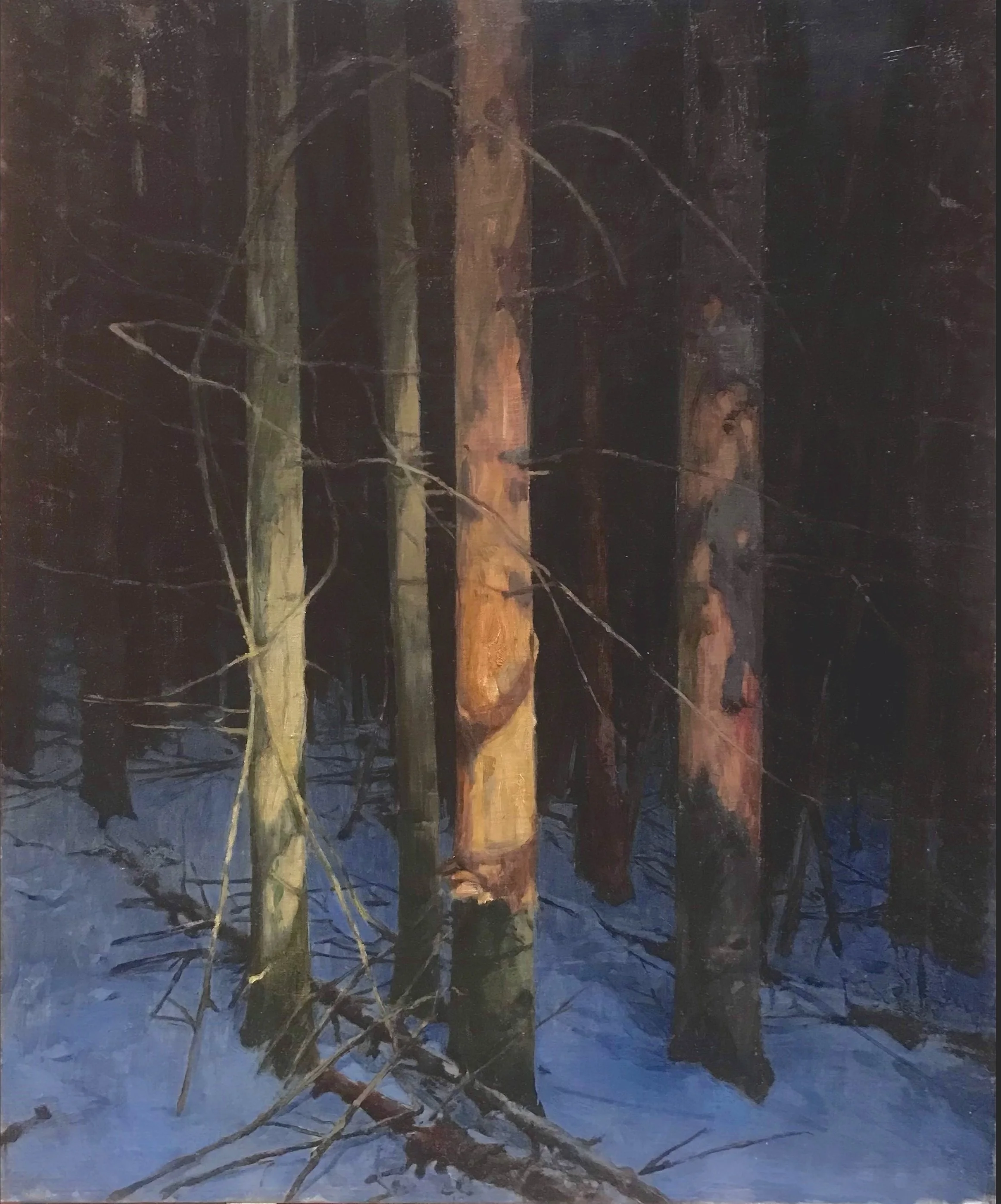 Oil on linen panel, 20 x 24 in.