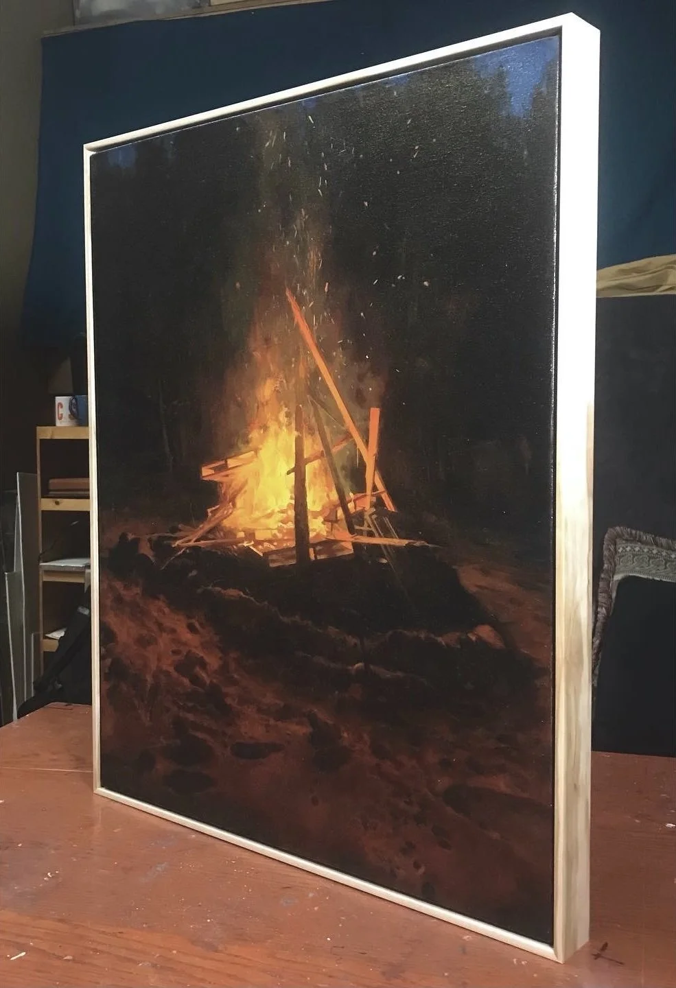 Oil on stretched linen, 24 x 30 in.