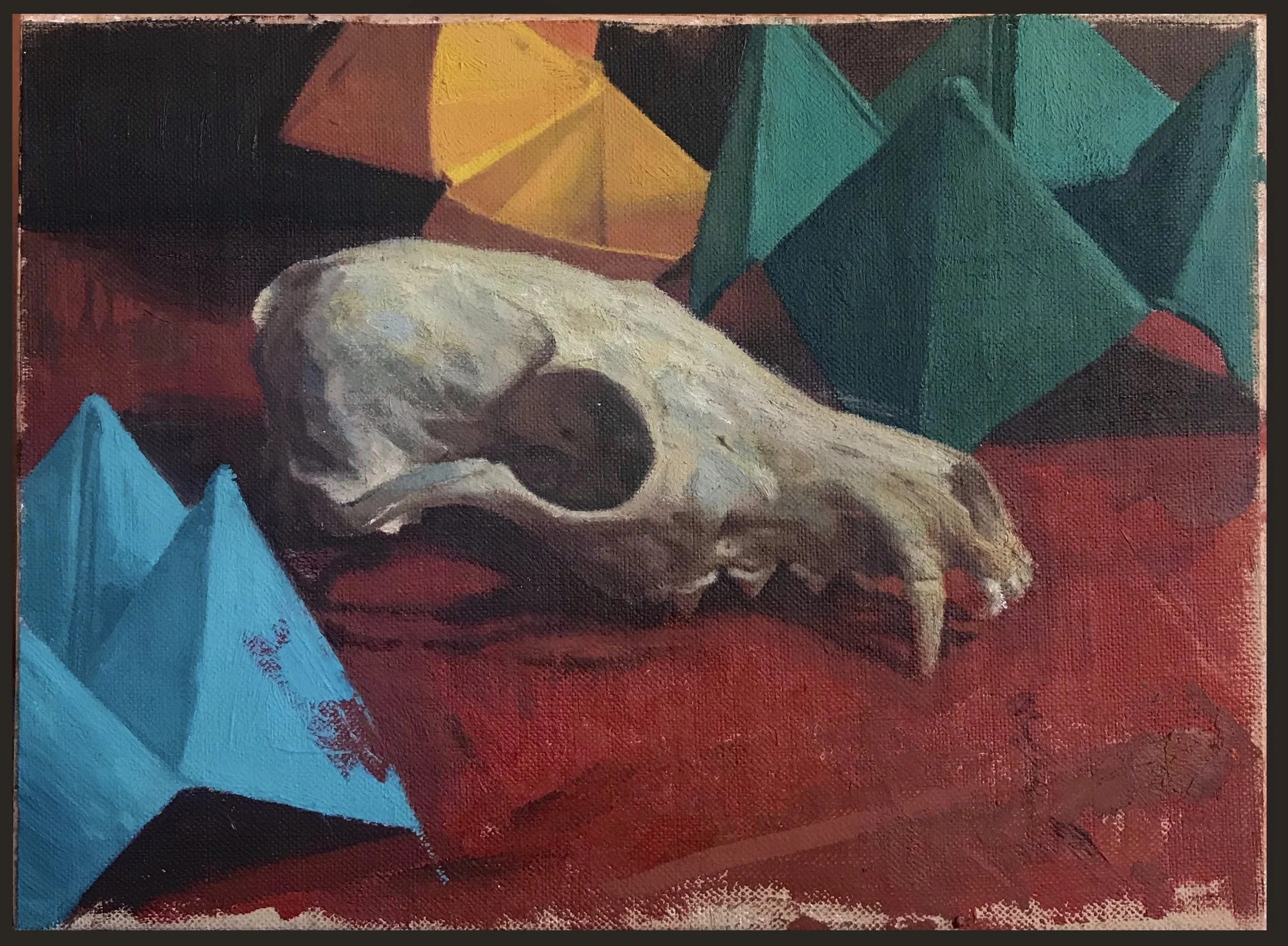 Oil on linen panel, 9 x 6.5 in.
