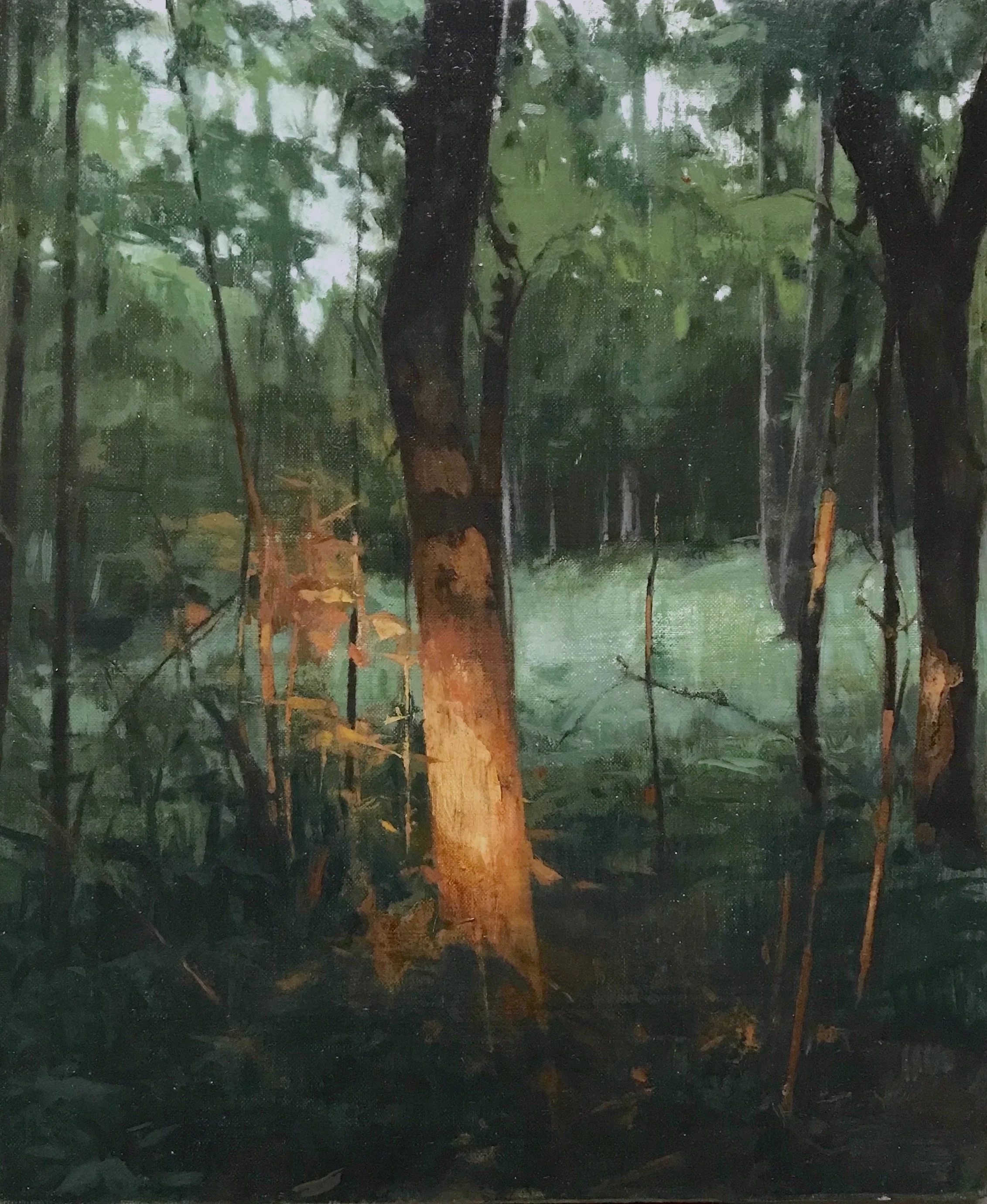 Oil on linen panel, 12 x 15 in.
