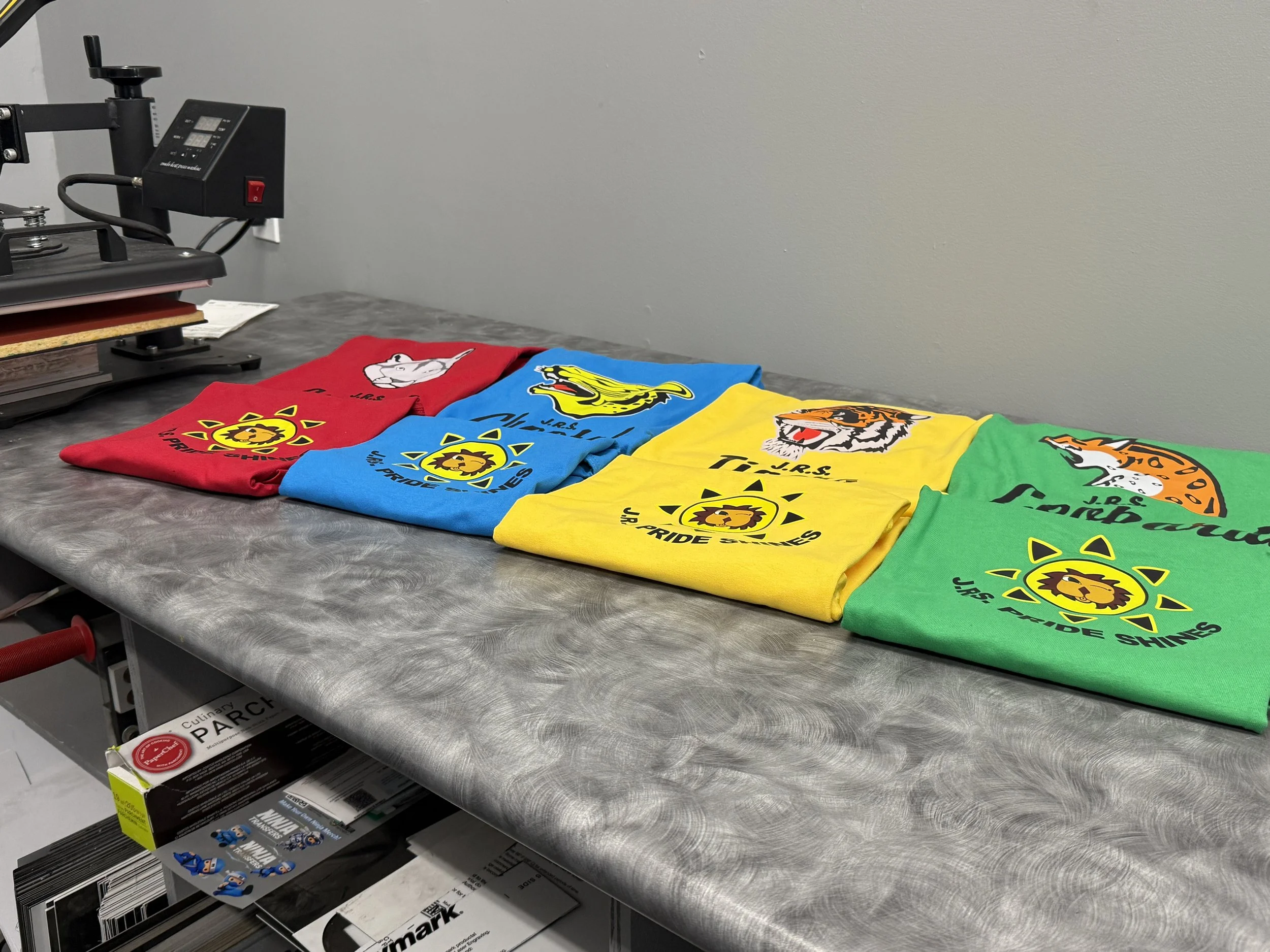 Heat Transfer Prints for Clothing and Materials