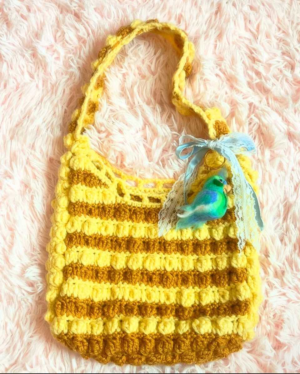 Crocheted Honey Purse