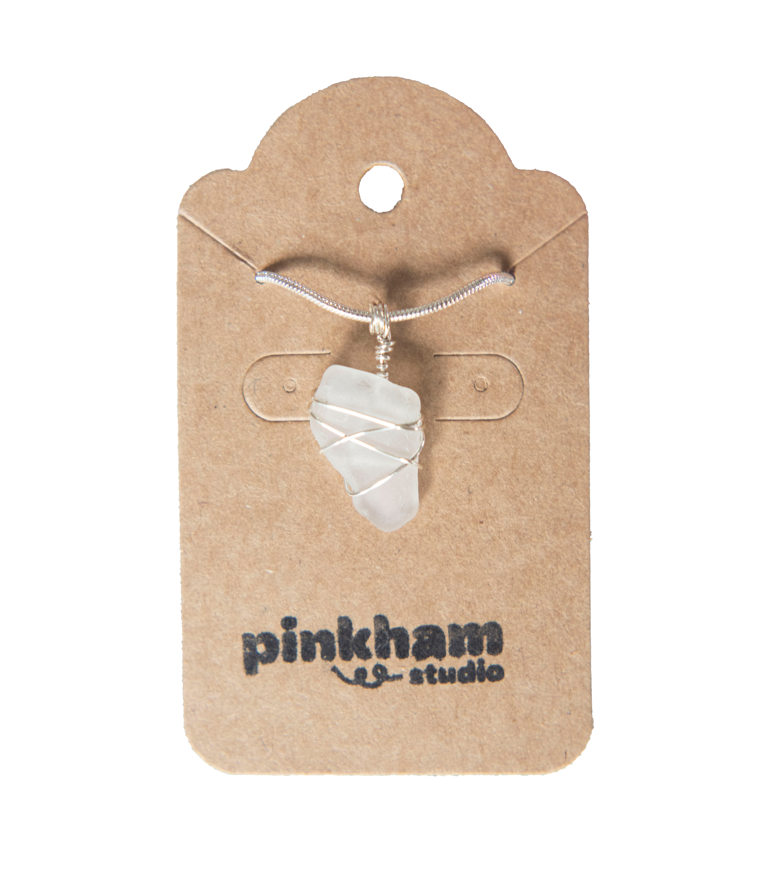 Beach glass necklace