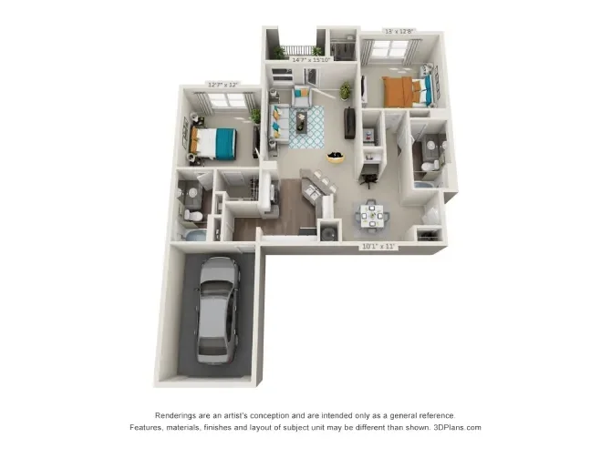 Norcross
2 Bed | 2 Bath | 1,186 Sq. Ft.