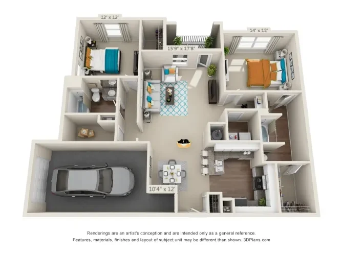 Suwanee
2 Bed | 2 Bath | 1,324 Sq. Ft.