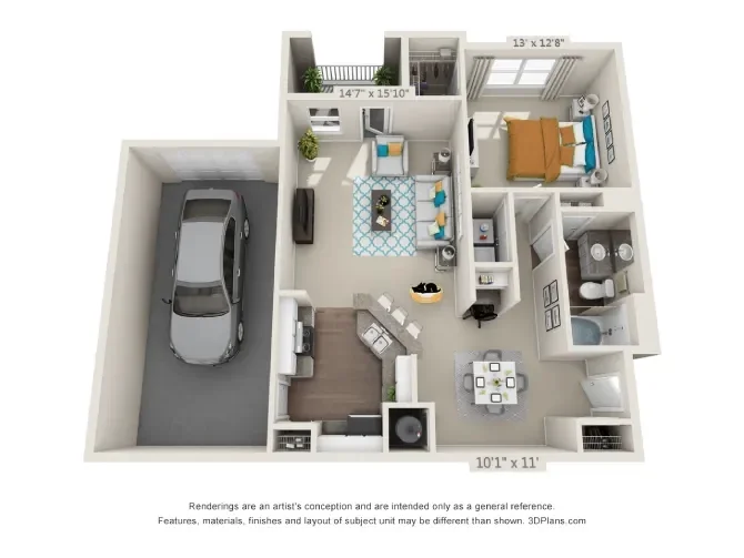 Chadwick
1 Bed | 1 Bath | 890 Sq. Ft.