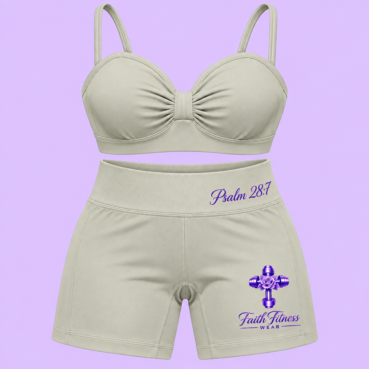 Women’s Fitted Crop-Style Sports Short Sets