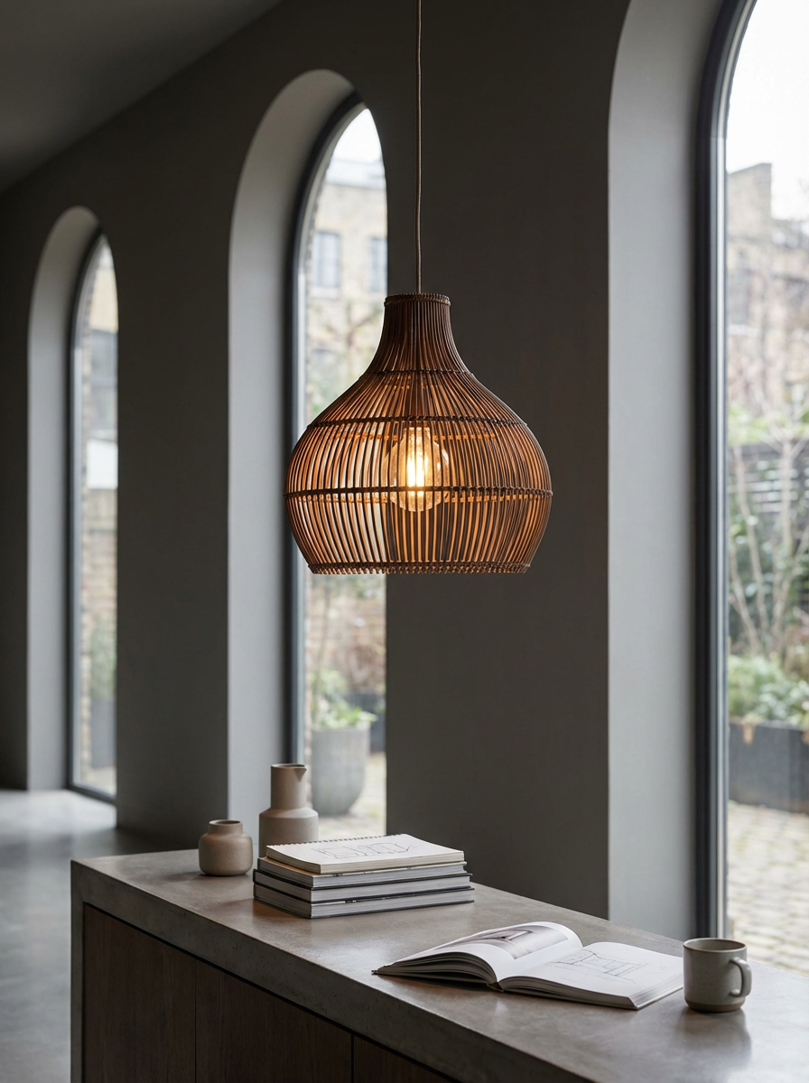 Rattan Pendant Light