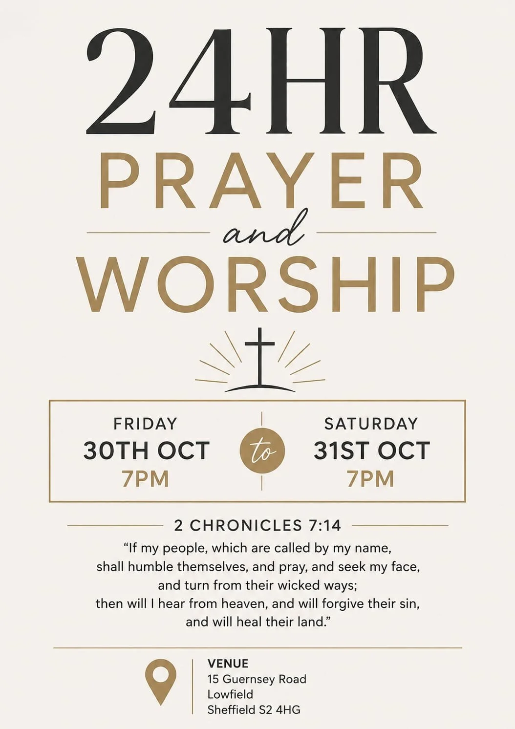 24 Hours of Prayer and Worship