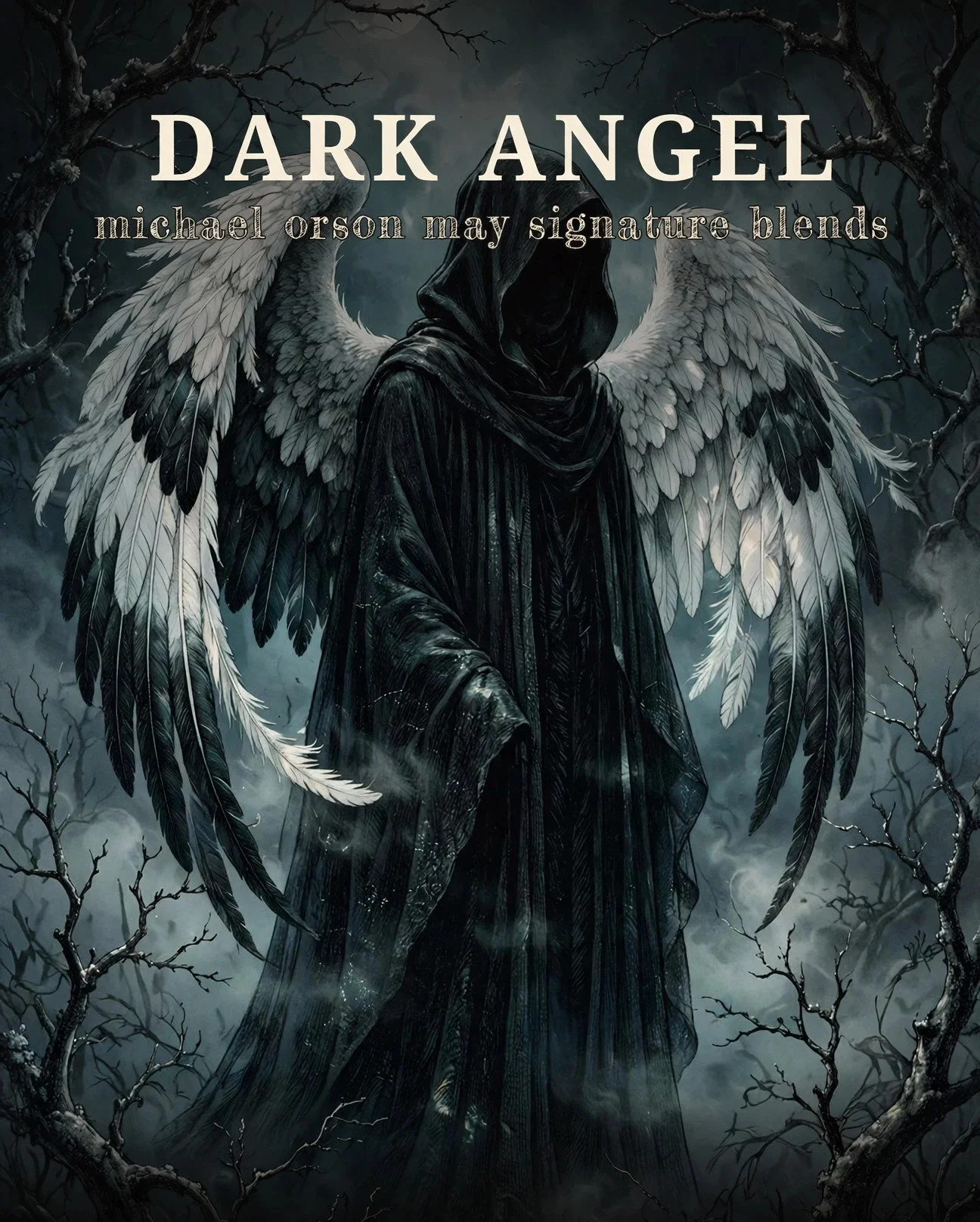 Dark Angel coffee label