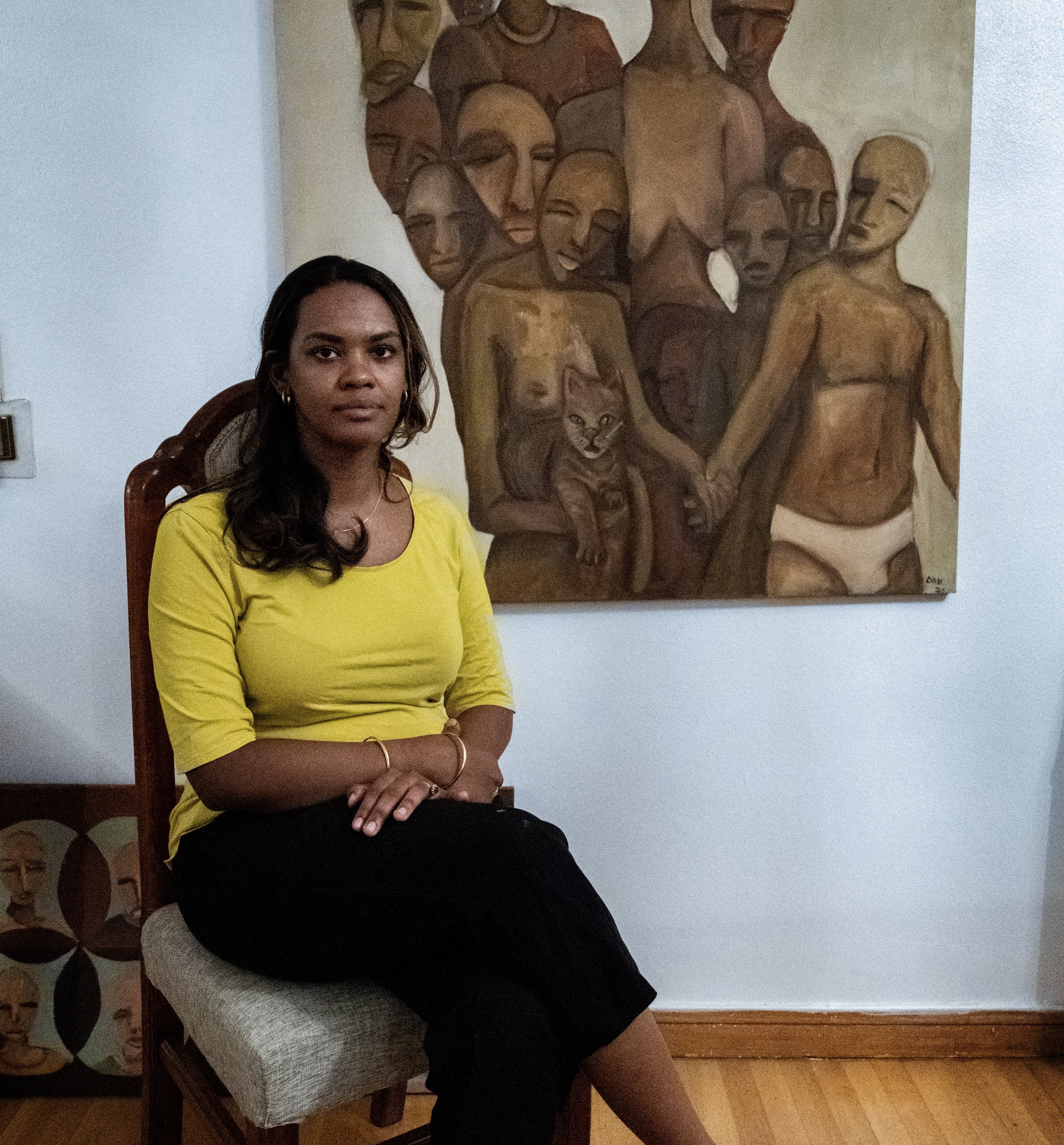 A Portrait of the artist Dahlia Baasher