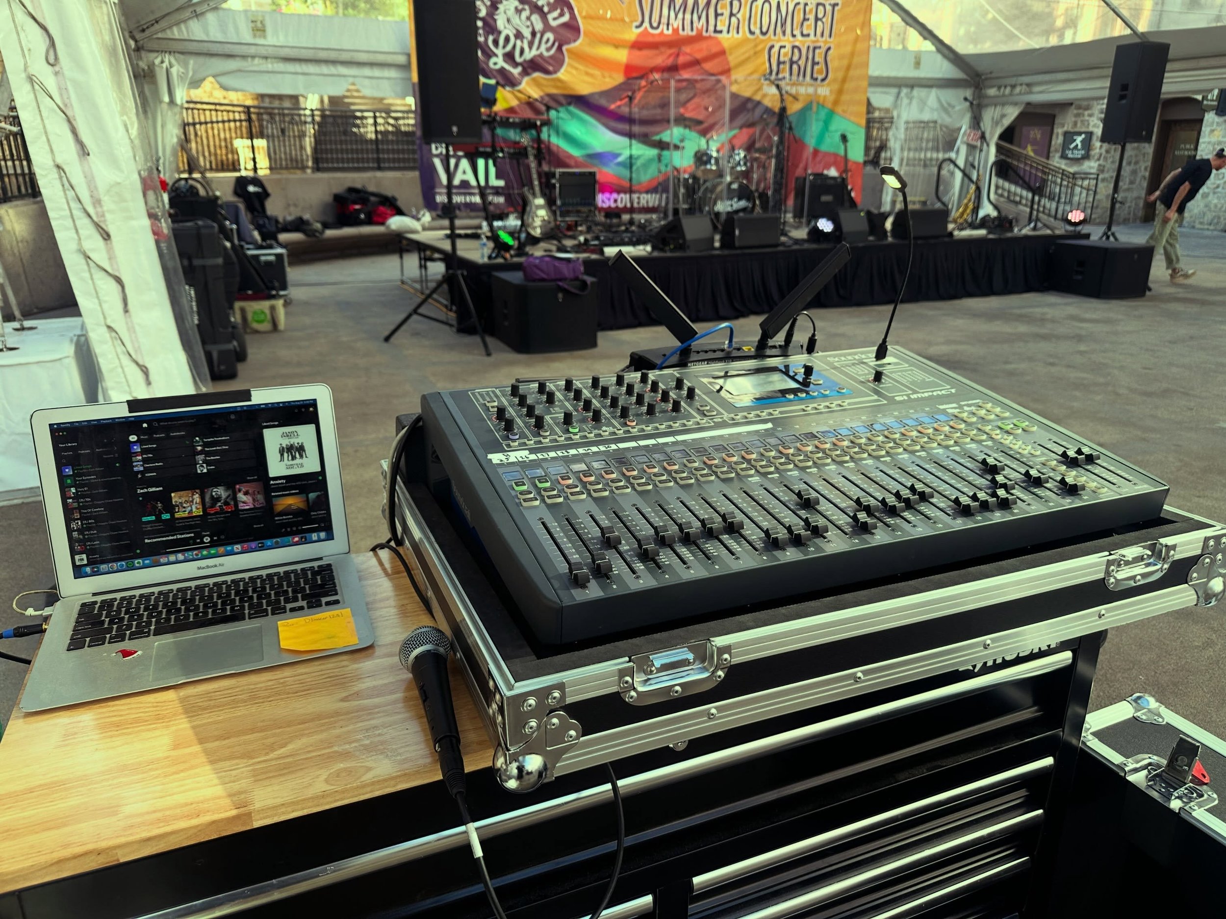 Great summer for our very first Lionshead Live Summer Concert Series. 

Vail Valley Entertainment produced this year&rsquo;s series, booking and coordinating all the talent, running full service production, and artist hospitality.