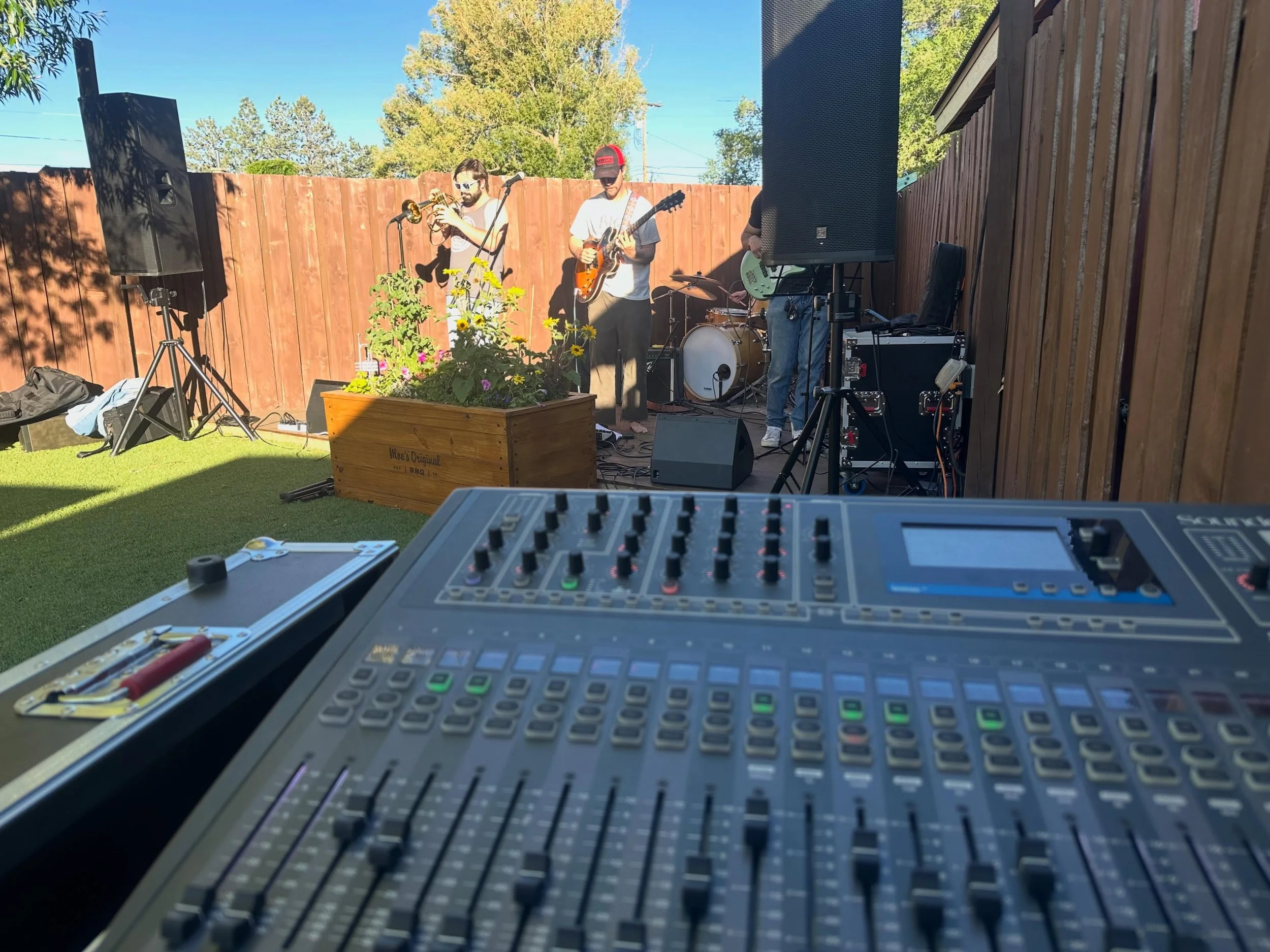 Today&rsquo;s gig/rig - @endlessshrimp_band at @mobeagleco !
