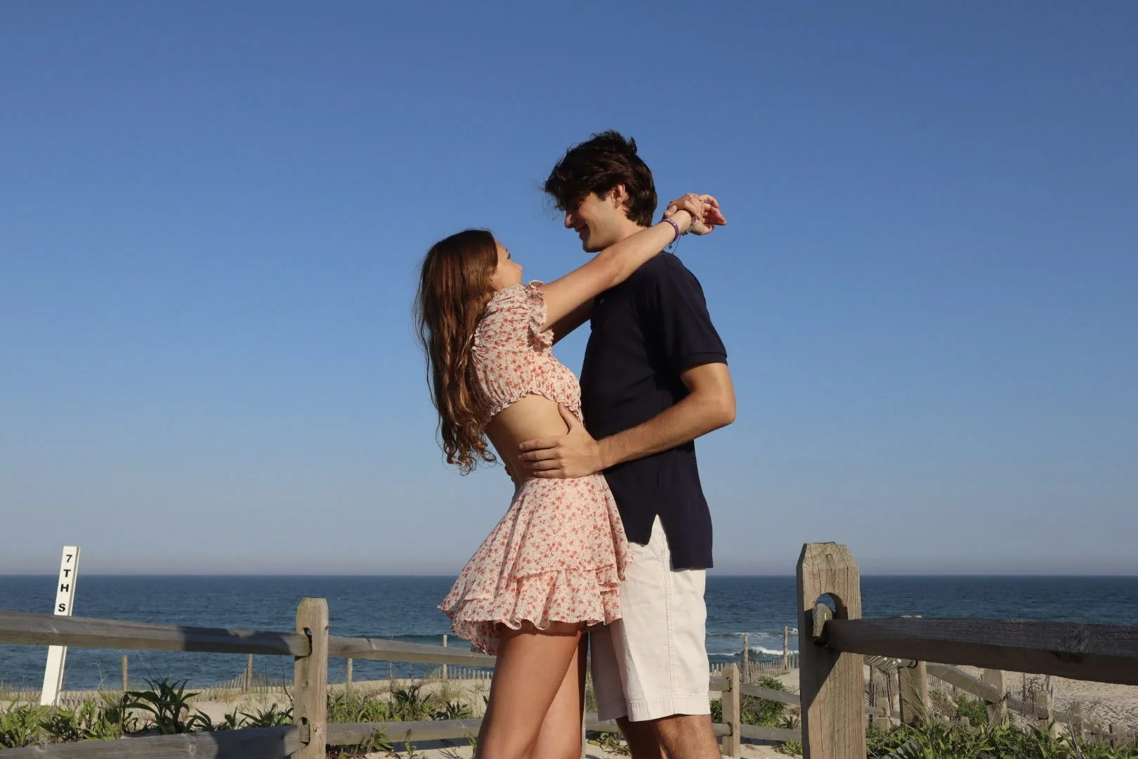 Candid Couple at the Beach