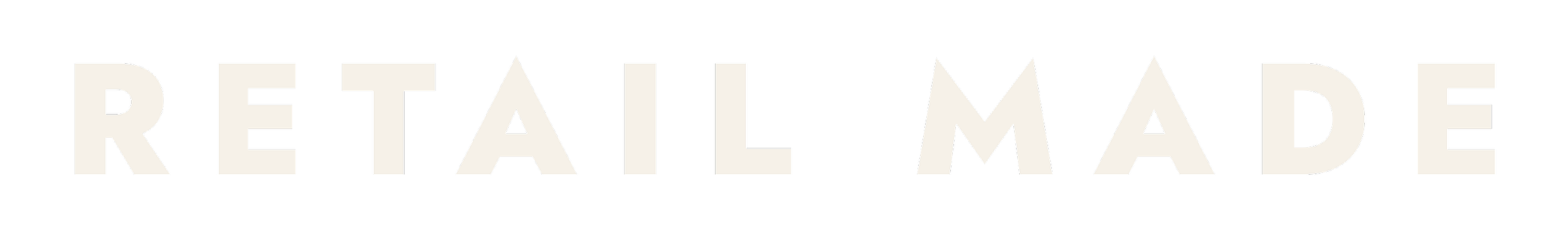 Text in bold says 'RETAIL MADE' on a black background.